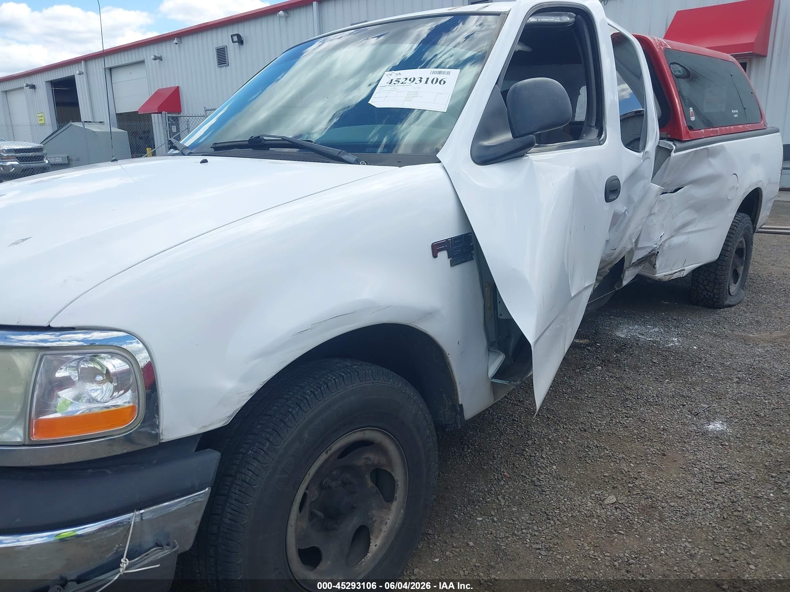 2002 Ford F-150 Lariat/xl/xlt White vin: 1FTRX17LX2NA40097