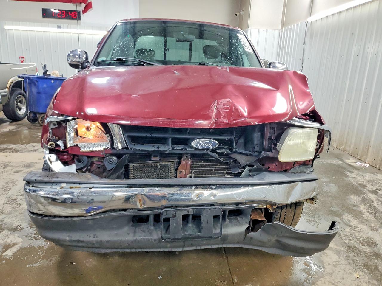 2003 Ford F150 Maroon vin: 1FTRX17LX3NA04962