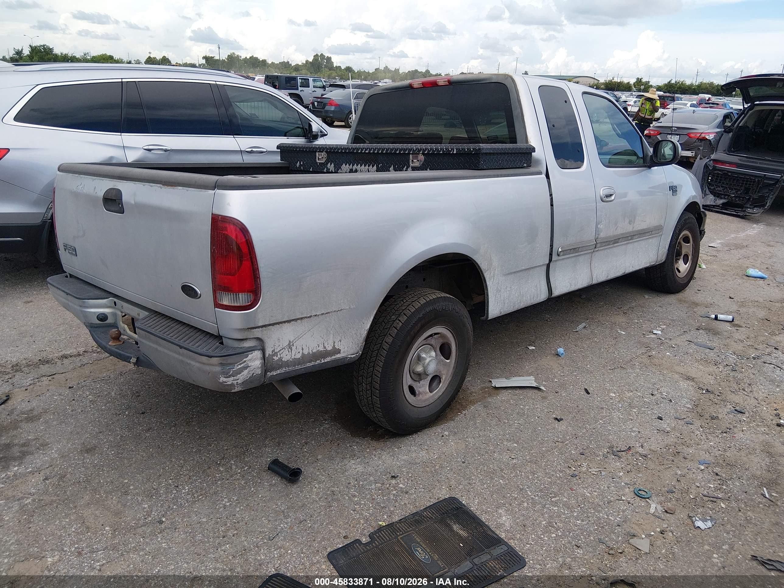 2001 Ford F-150 Lariat/xl/xlt Gray vin: 1FTRX17W01NB22347