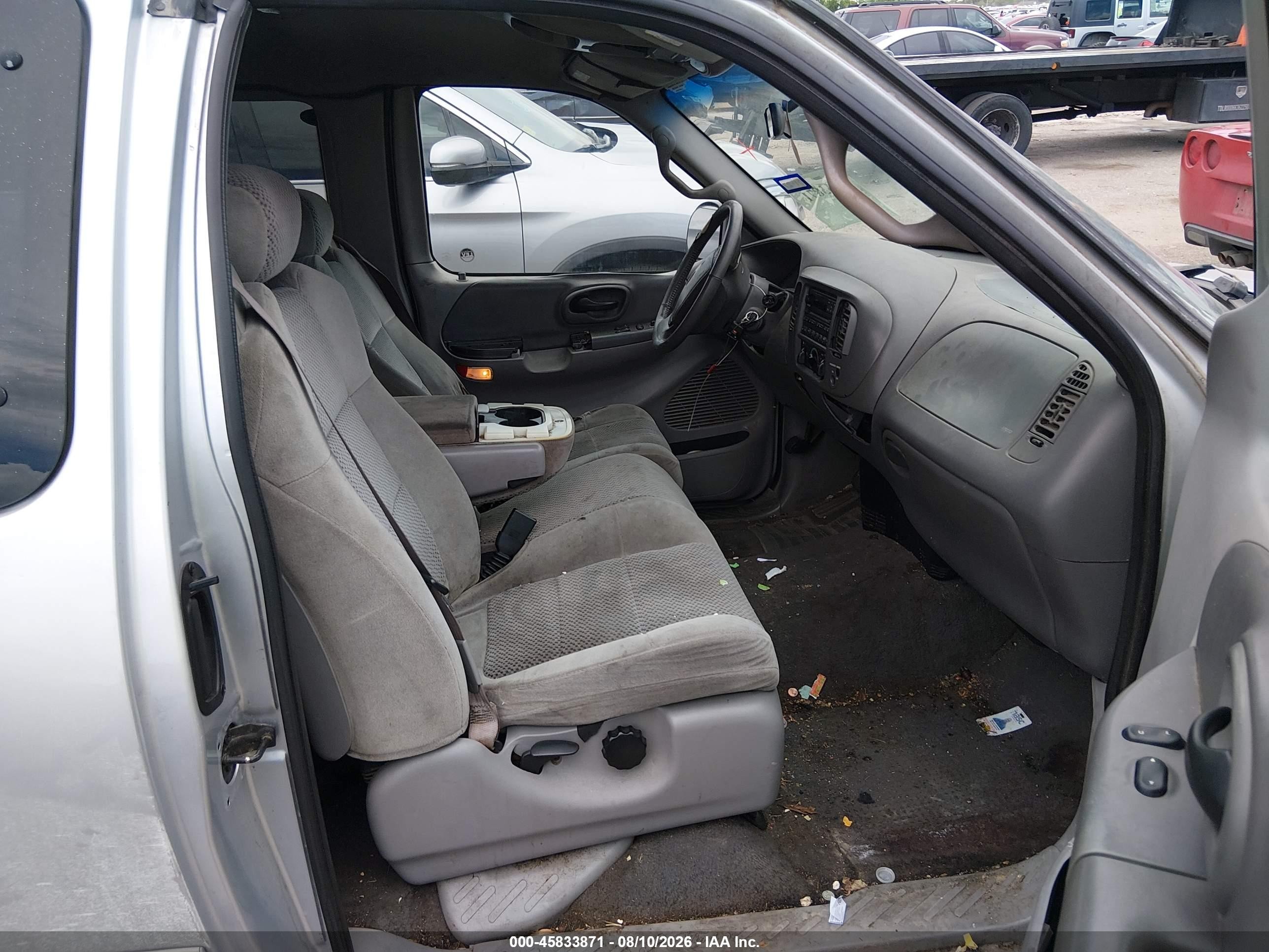 2001 Ford F-150 Lariat/xl/xlt Gray vin: 1FTRX17W01NB22347