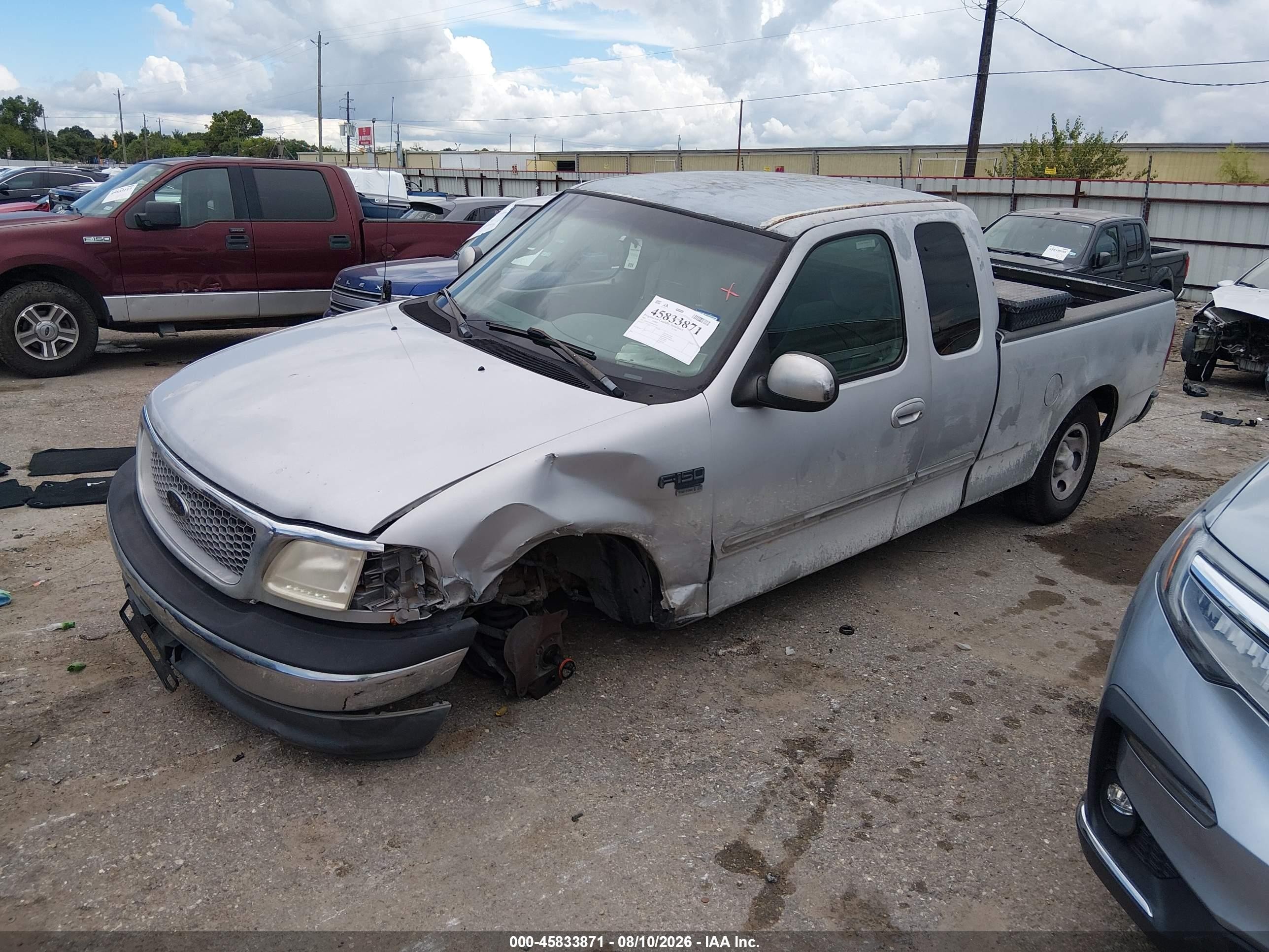 2001 Ford F-150 Lariat/xl/xlt Gray vin: 1FTRX17W01NB22347