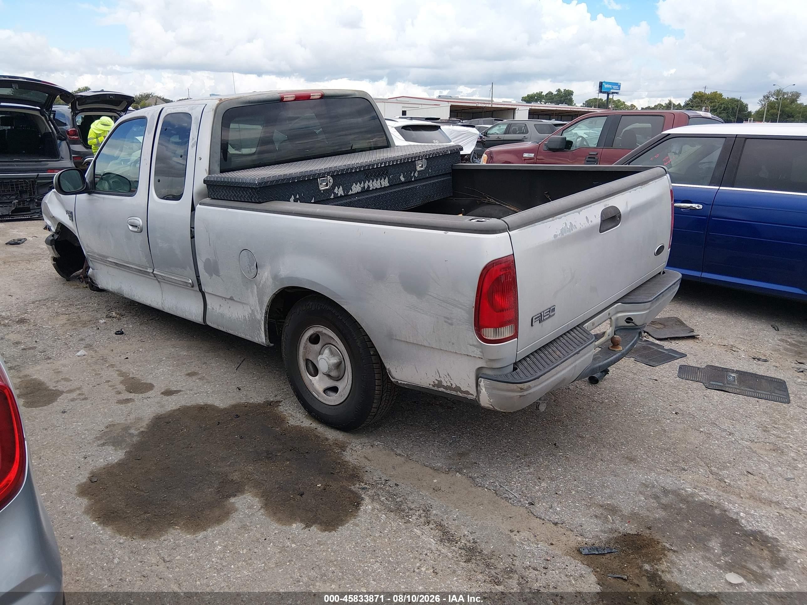2001 Ford F-150 Lariat/xl/xlt Gray vin: 1FTRX17W01NB22347