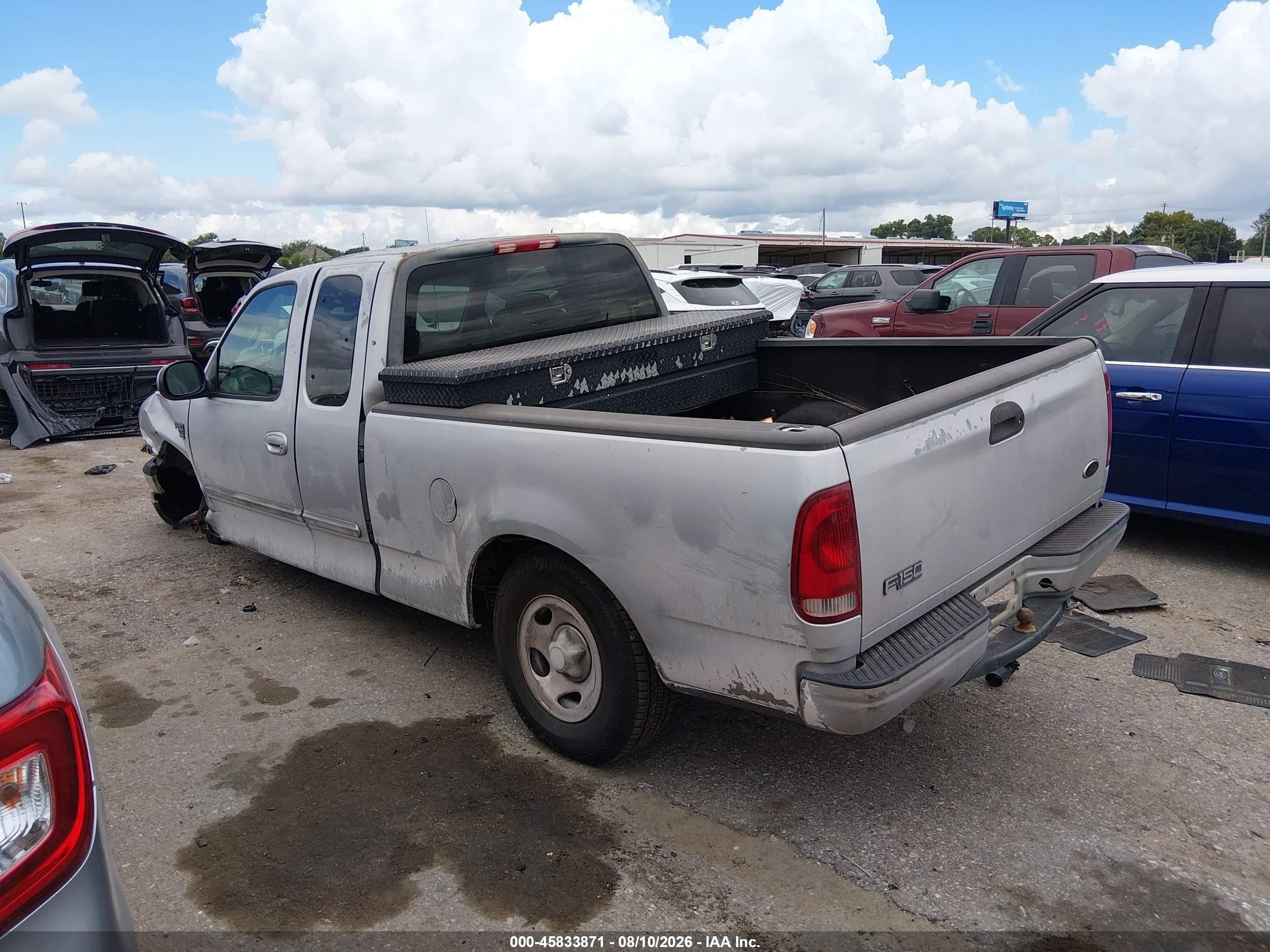 2001 Ford F-150 Lariat/xl/xlt Gray vin: 1FTRX17W01NB22347