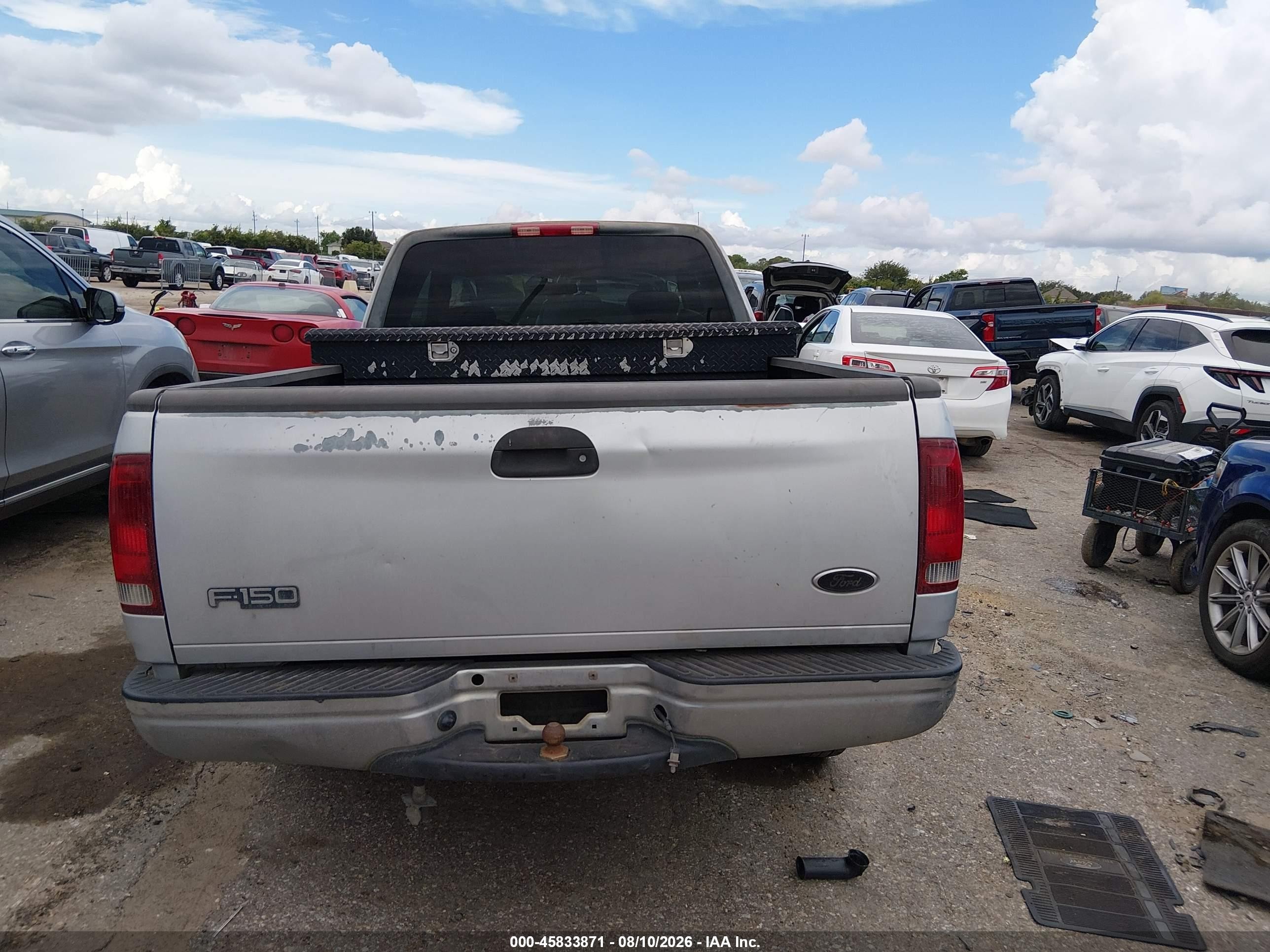 2001 Ford F-150 Lariat/xl/xlt Gray vin: 1FTRX17W01NB22347