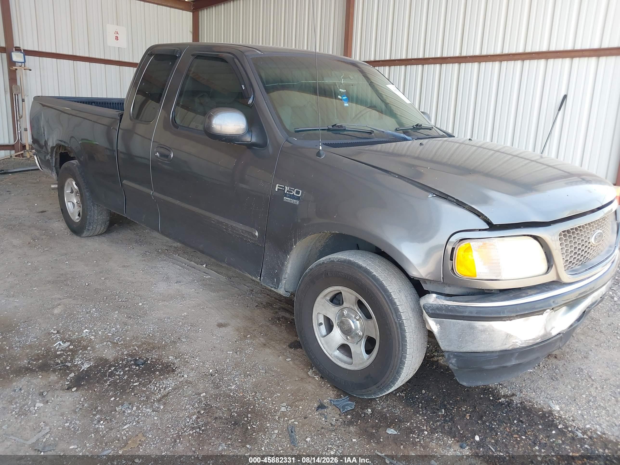 2002 Ford F-150 Lariat/xl/xlt Gray vin: 1FTRX17W02NC02104