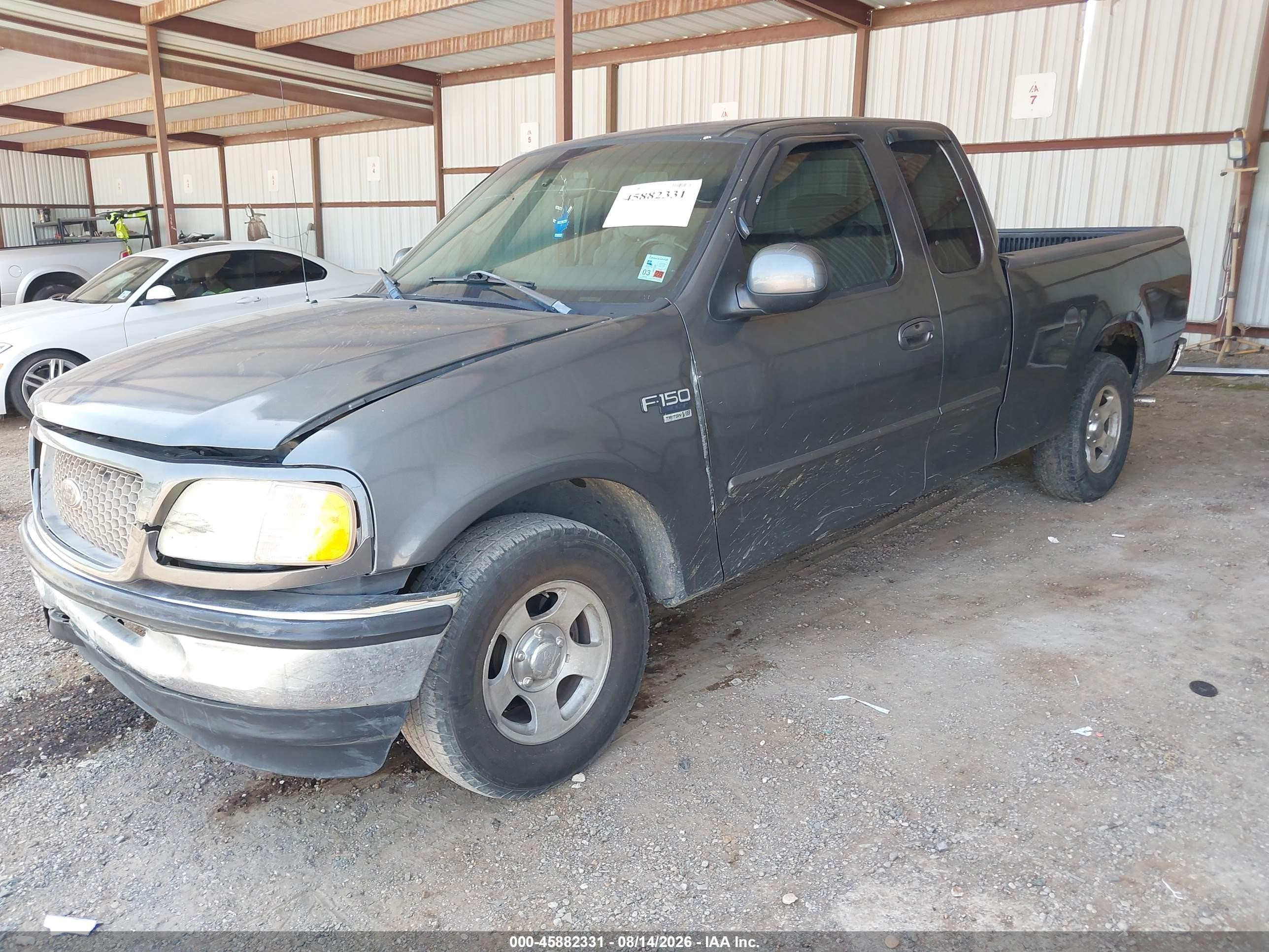 2002 Ford F-150 Lariat/xl/xlt Серый vin: 1FTRX17W02NC02104