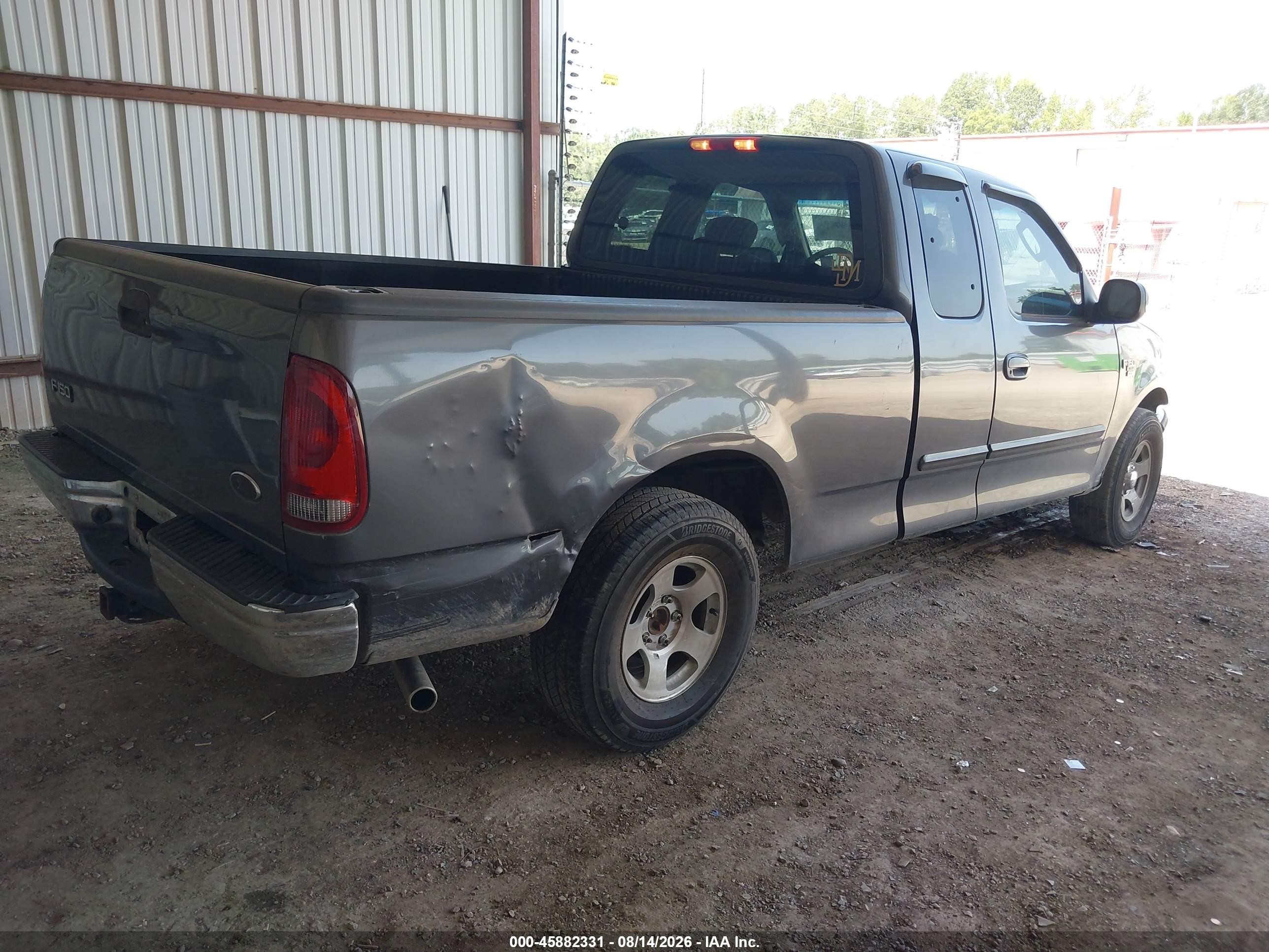 2002 Ford F-150 Lariat/xl/xlt Серый vin: 1FTRX17W02NC02104