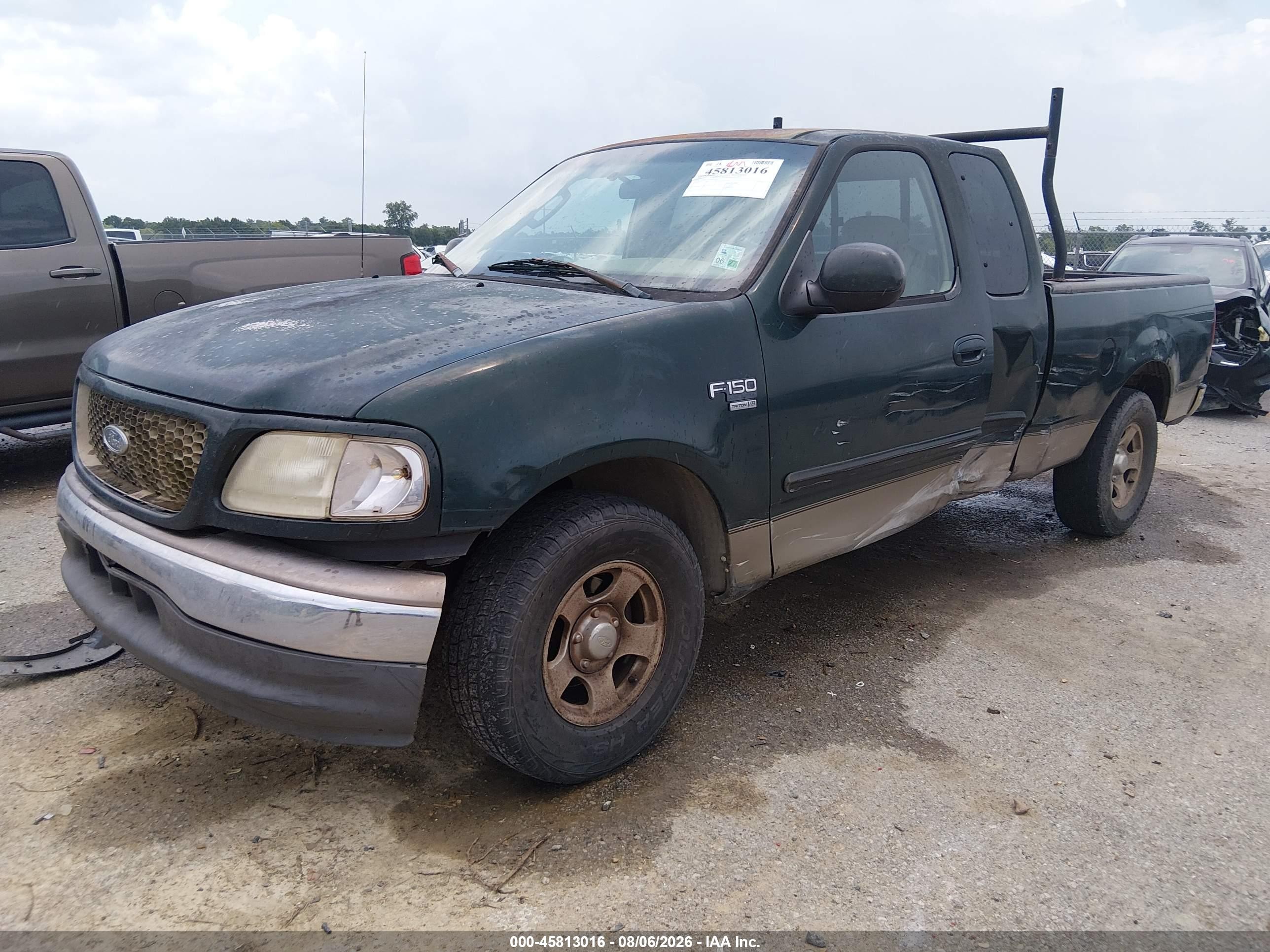2002 Ford F-150 Lariat/xl/xlt Green vin: 1FTRX17W02NC07996