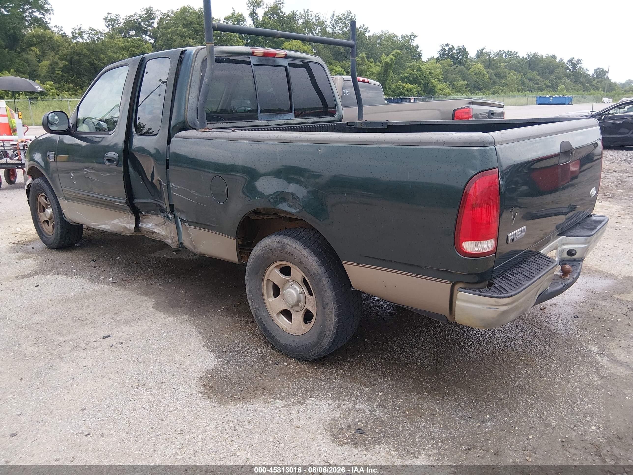 2002 Ford F-150 Lariat/xl/xlt Green vin: 1FTRX17W02NC07996