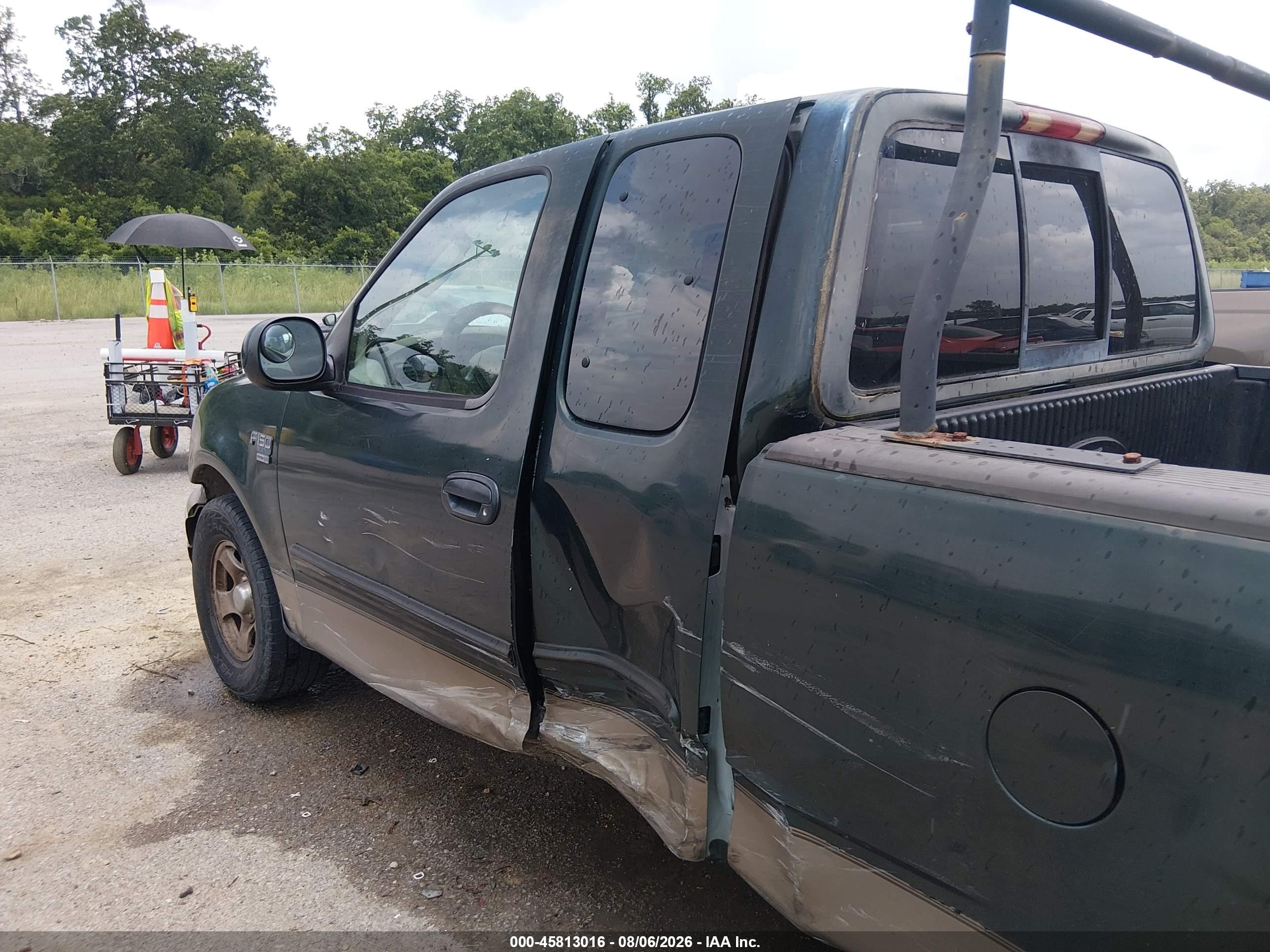 2002 Ford F-150 Lariat/xl/xlt Green vin: 1FTRX17W02NC07996