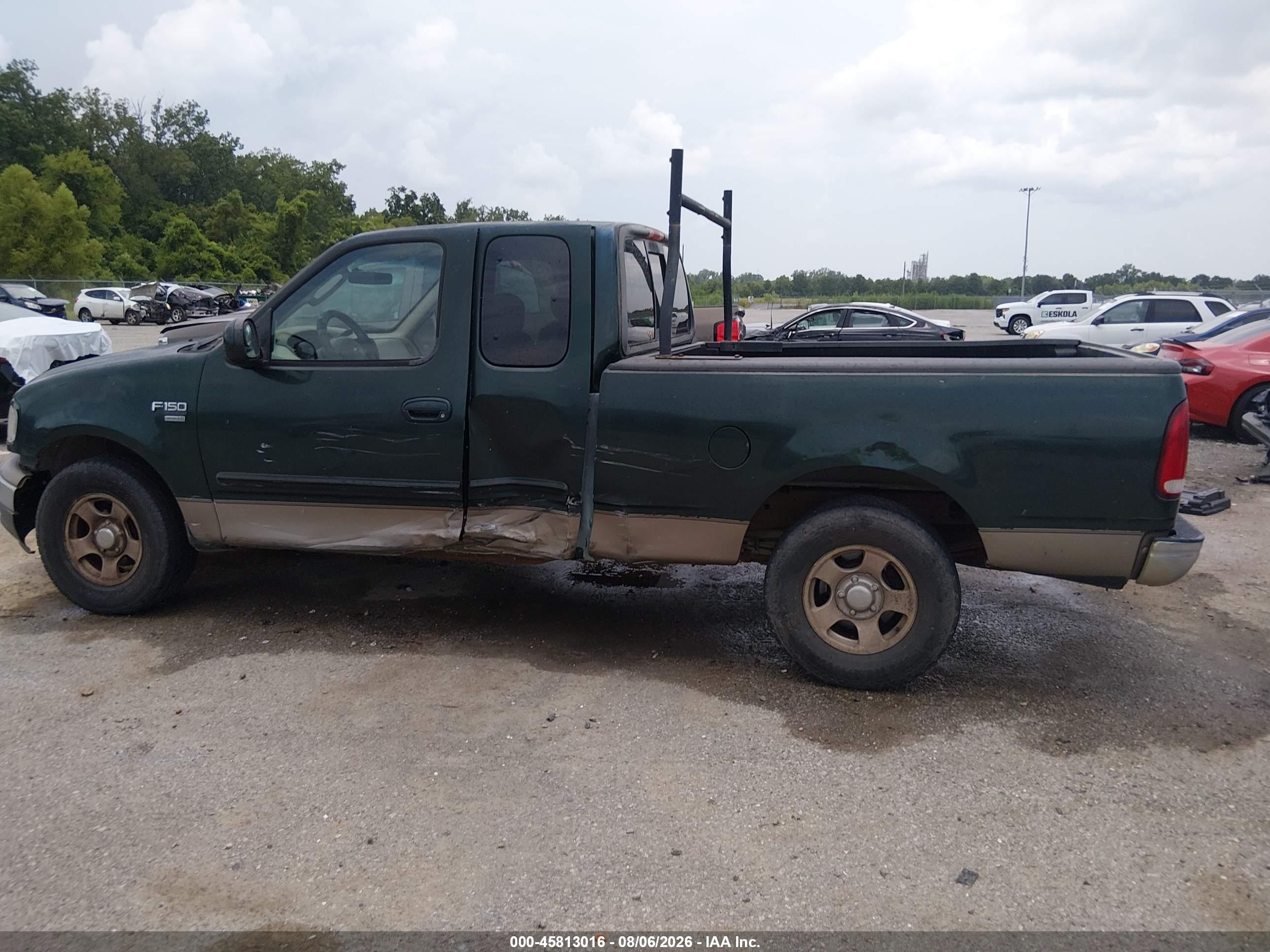 2002 Ford F-150 Lariat/xl/xlt Green vin: 1FTRX17W02NC07996