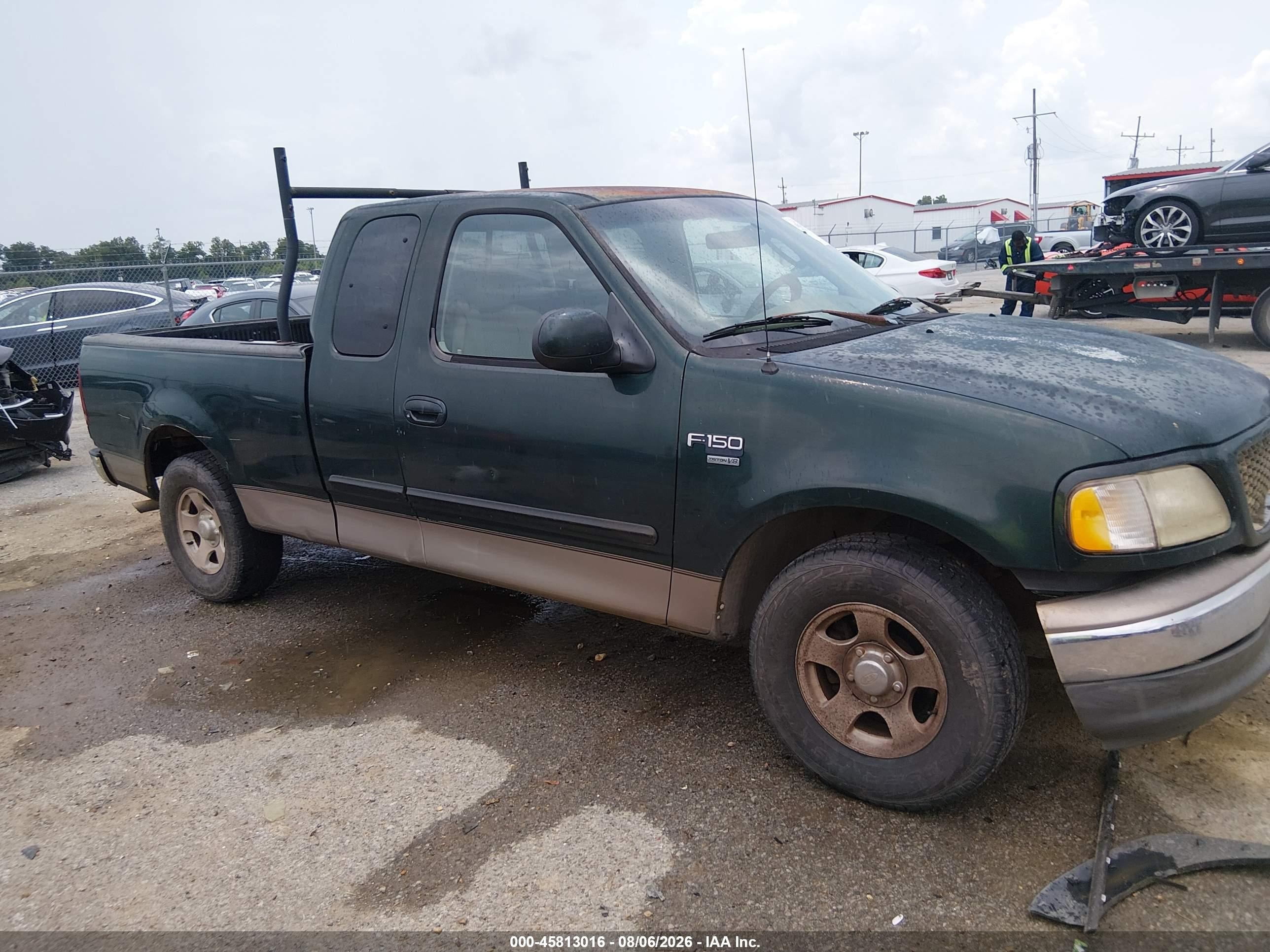 2002 Ford F-150 Lariat/xl/xlt Green vin: 1FTRX17W02NC07996