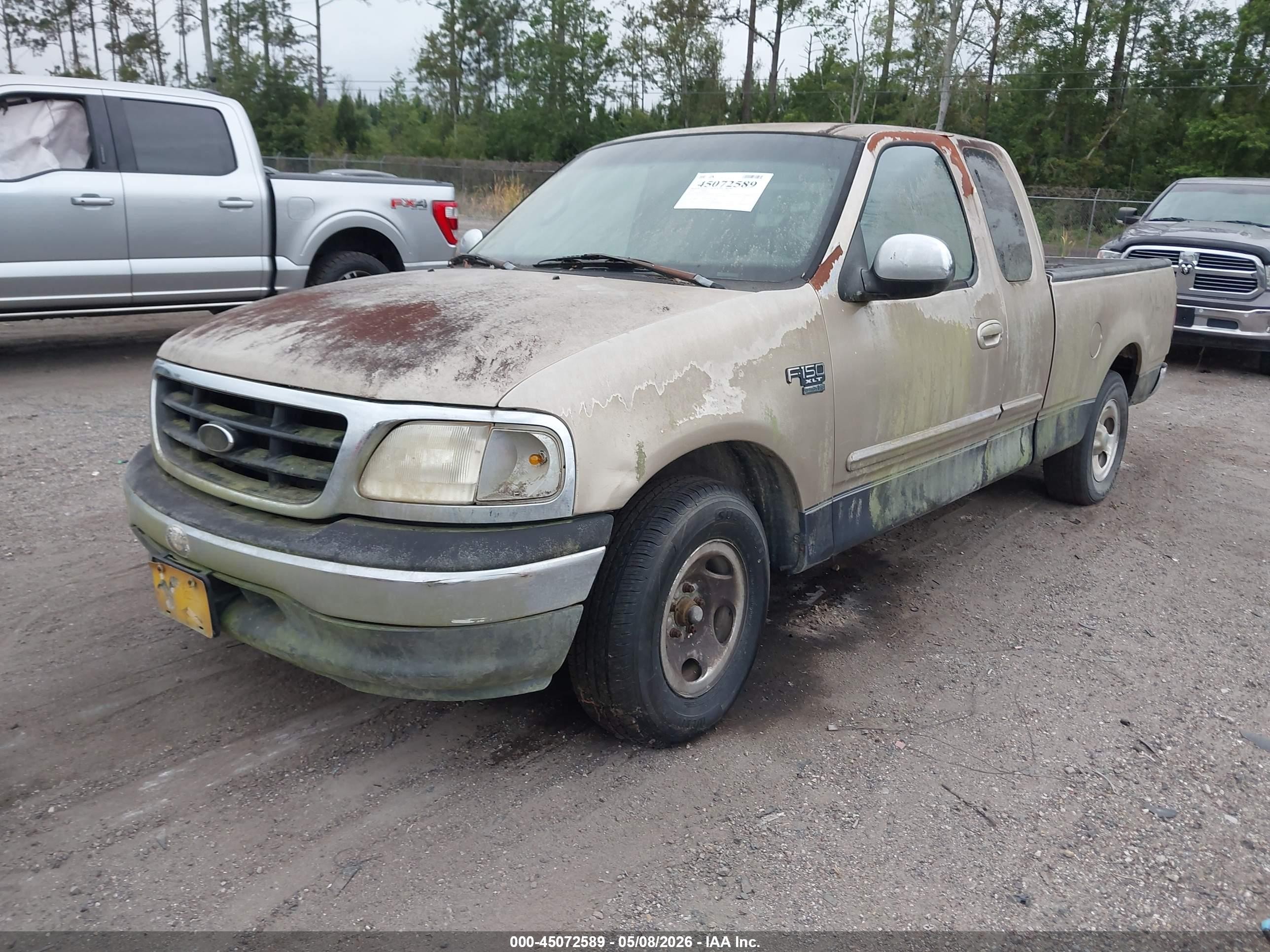 1999 Ford F-150 Lariat/work Series/xl/xlt Золотой vin: 1FTRX17W0XNC01848