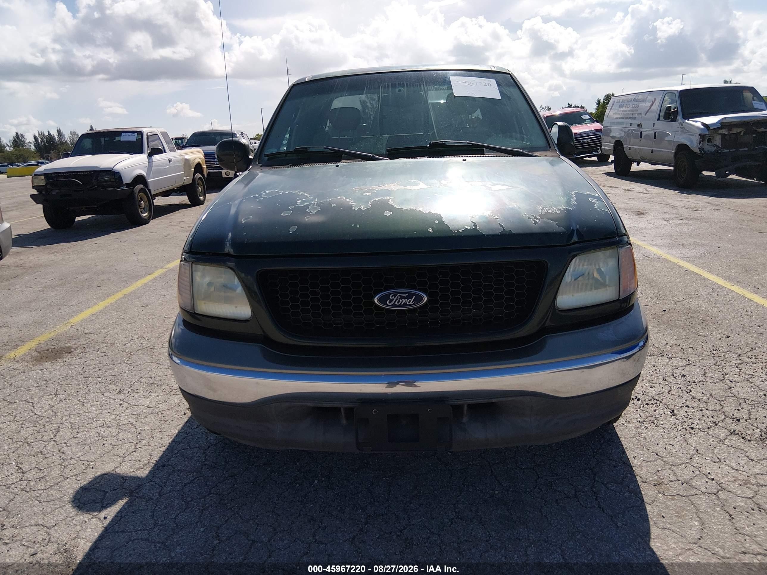2002 Ford F-150 Lariat/xl/xlt Green vin: 1FTRX17W12NB47615
