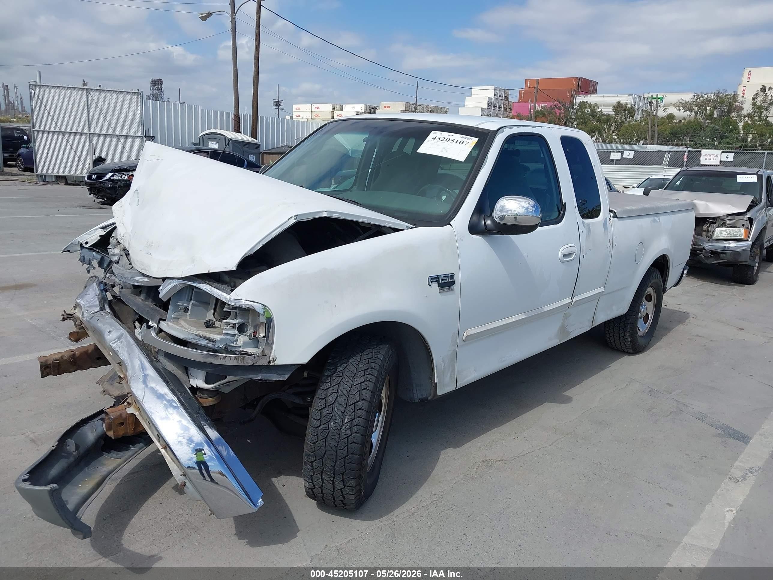1999 Ford F-150 Lariat/work Series/xl/xlt White vin: 1FTRX17W1XKB02280