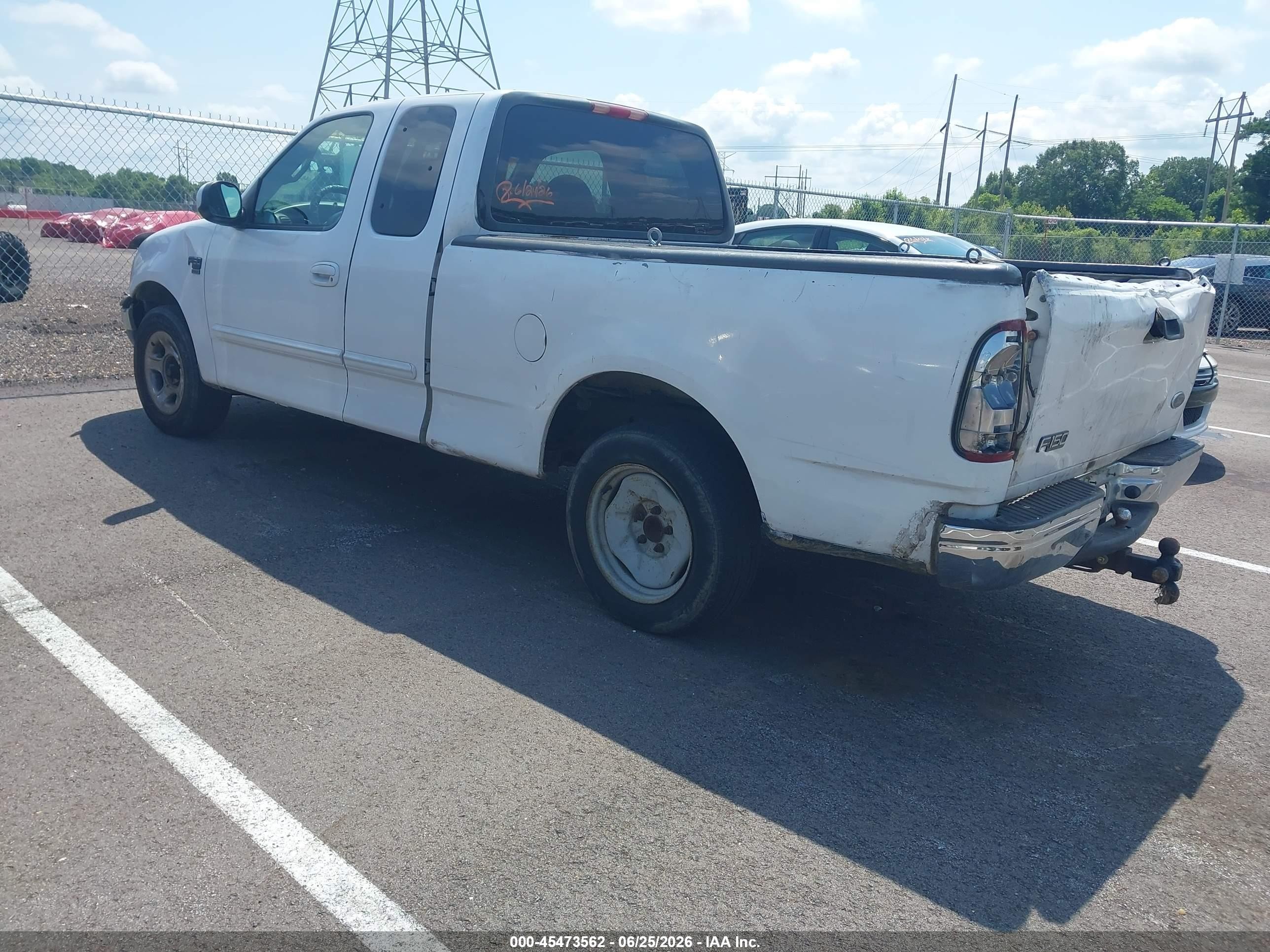 2000 Ford F-150 Lariat/work Series/xl/xlt White vin: 1FTRX17W1YKB22501