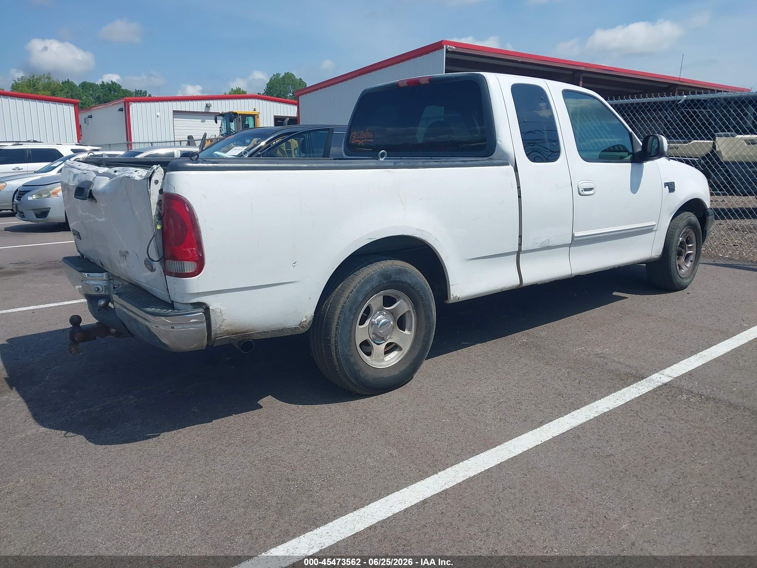 2000 Ford F-150 Lariat/work Series/xl/xlt White vin: 1FTRX17W1YKB22501