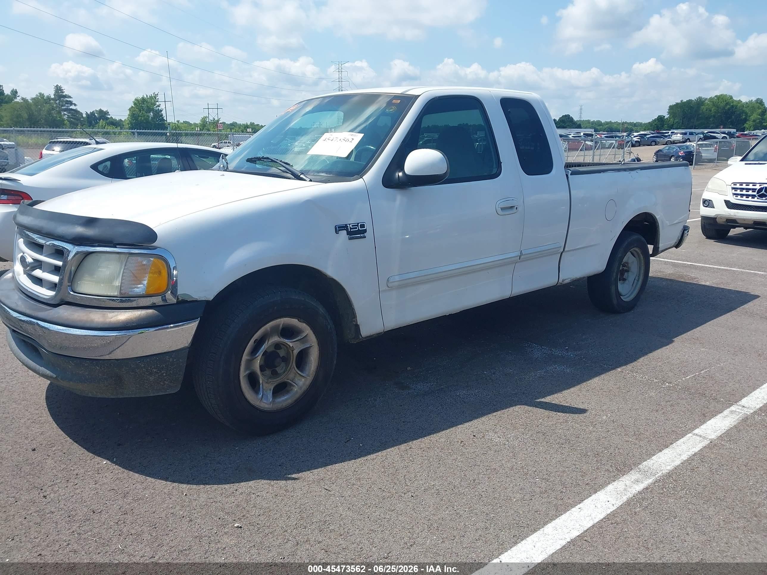 2000 Ford F-150 Lariat/work Series/xl/xlt White vin: 1FTRX17W1YKB22501