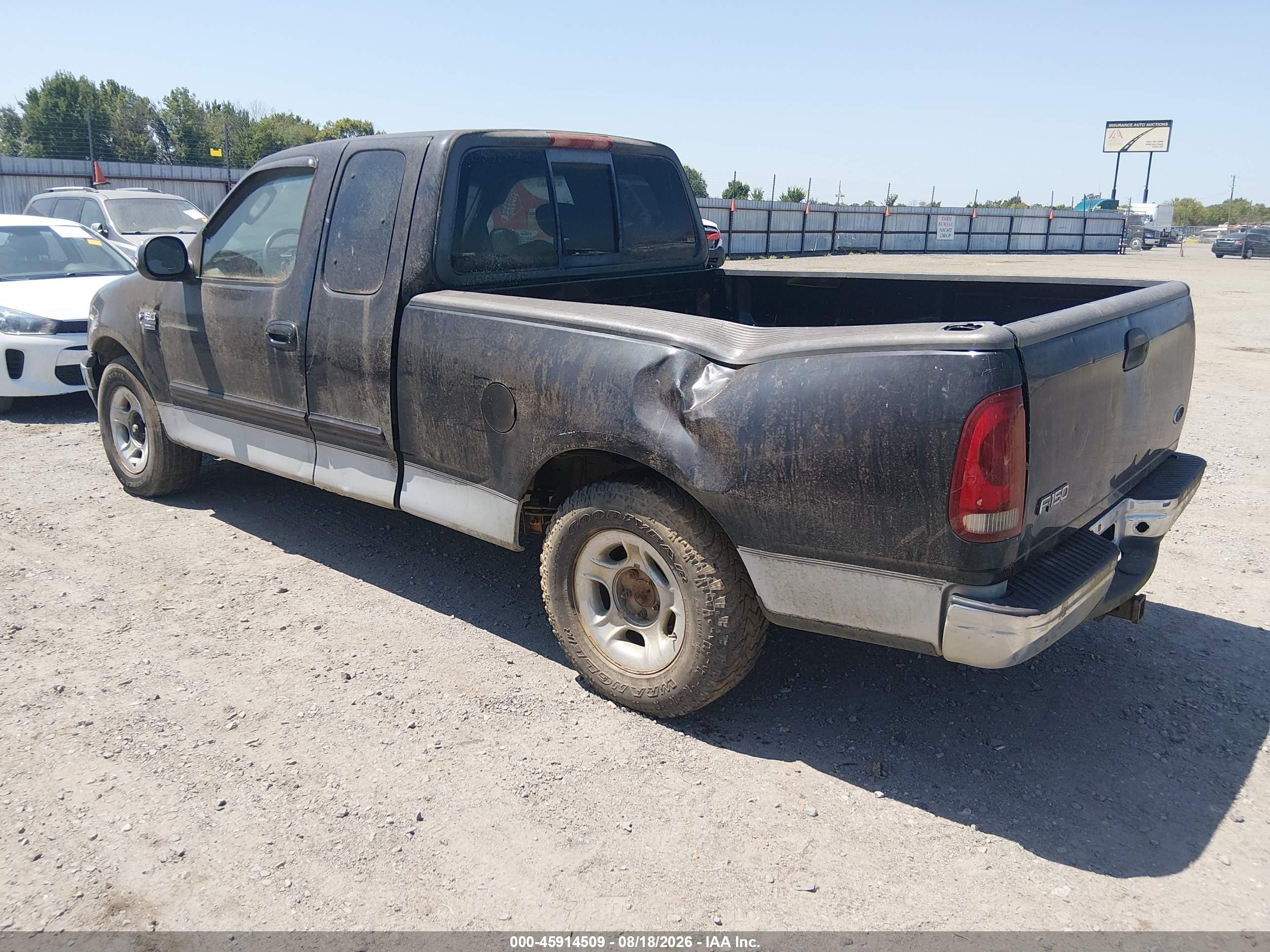 2002 Ford F-150 Lariat/xl/xlt Black vin: 1FTRX17W22KD37053