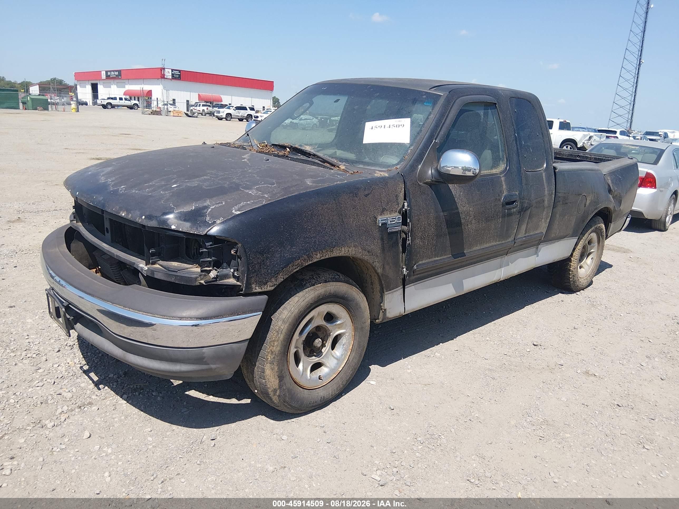 2002 Ford F-150 Lariat/xl/xlt Black vin: 1FTRX17W22KD37053