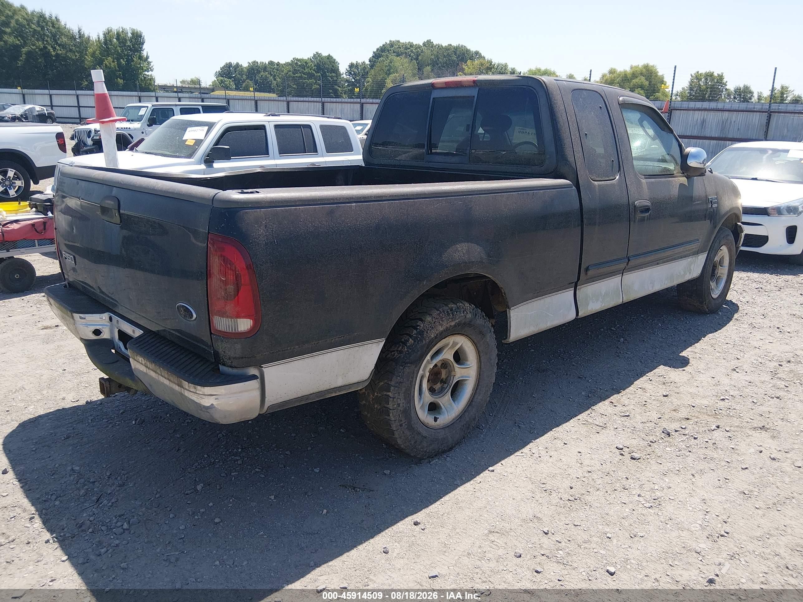 2002 Ford F-150 Lariat/xl/xlt Black vin: 1FTRX17W22KD37053