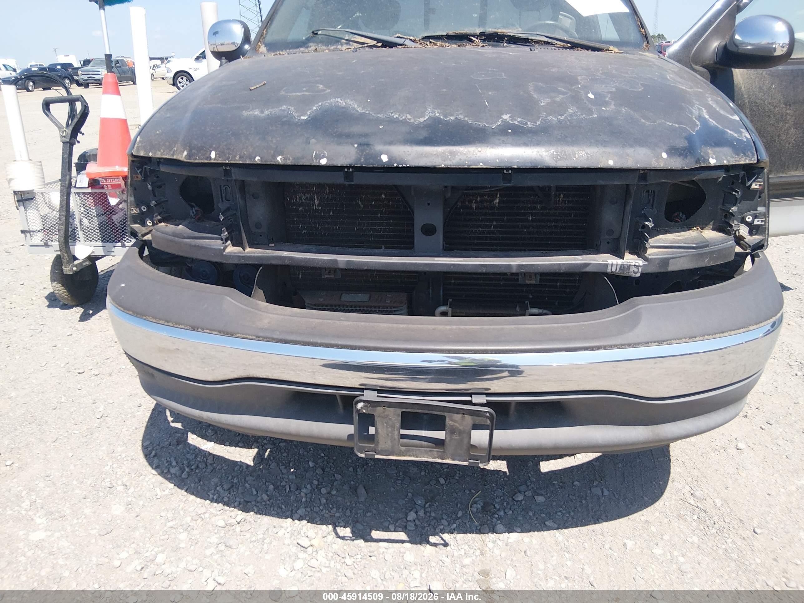 2002 Ford F-150 Lariat/xl/xlt Black vin: 1FTRX17W22KD37053