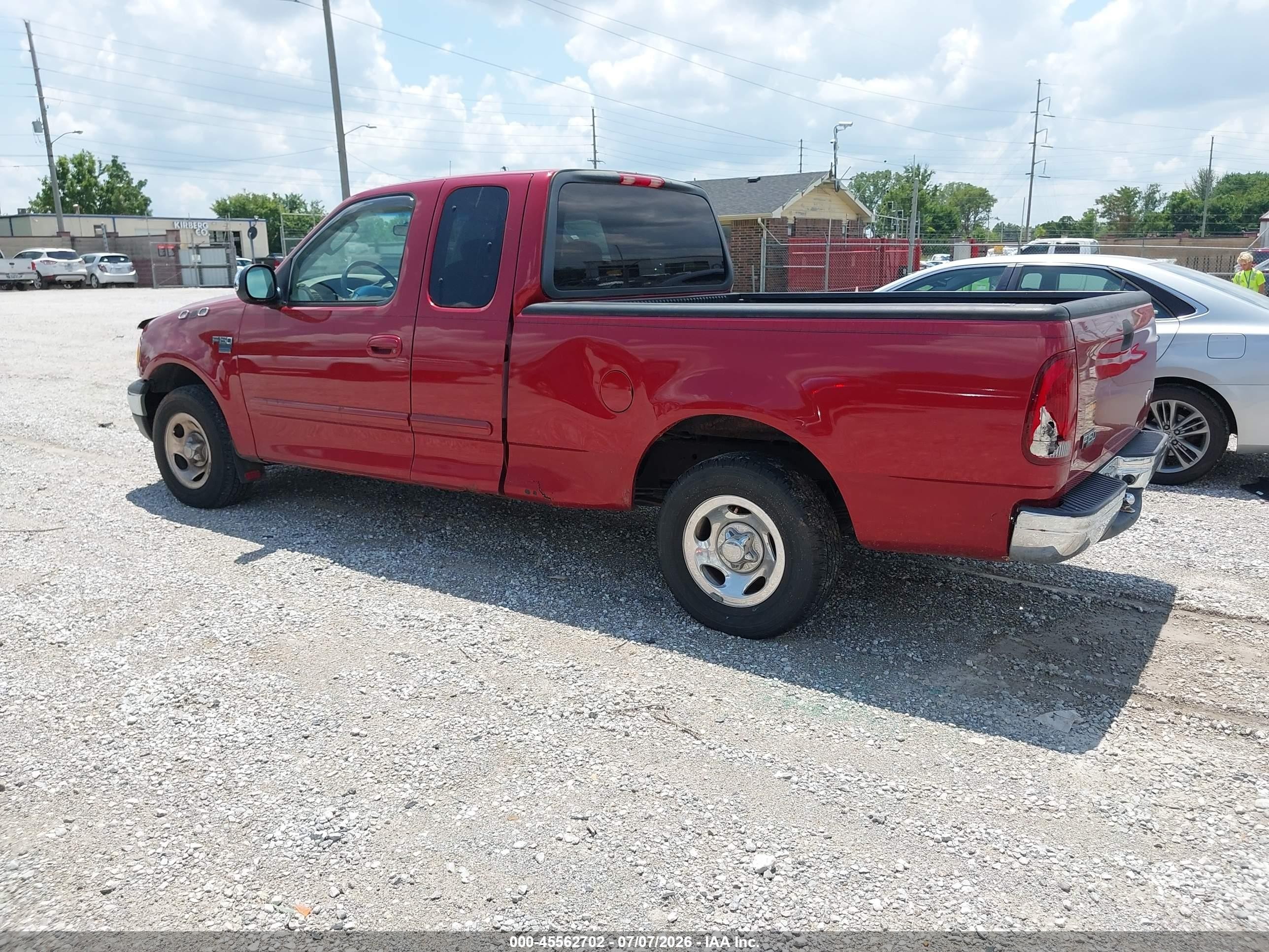 2002 Ford F-150 Lariat/xl/xlt Red vin: 1FTRX17W22NB25414