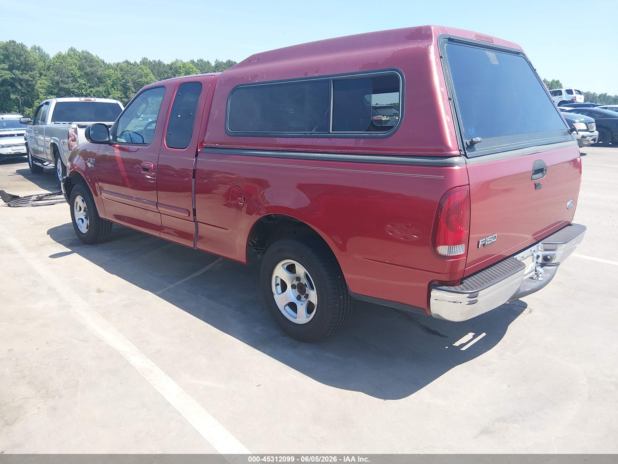 2003 Ford F-150 Lariat/xl/xlt Red vin: 1FTRX17W23NB85176