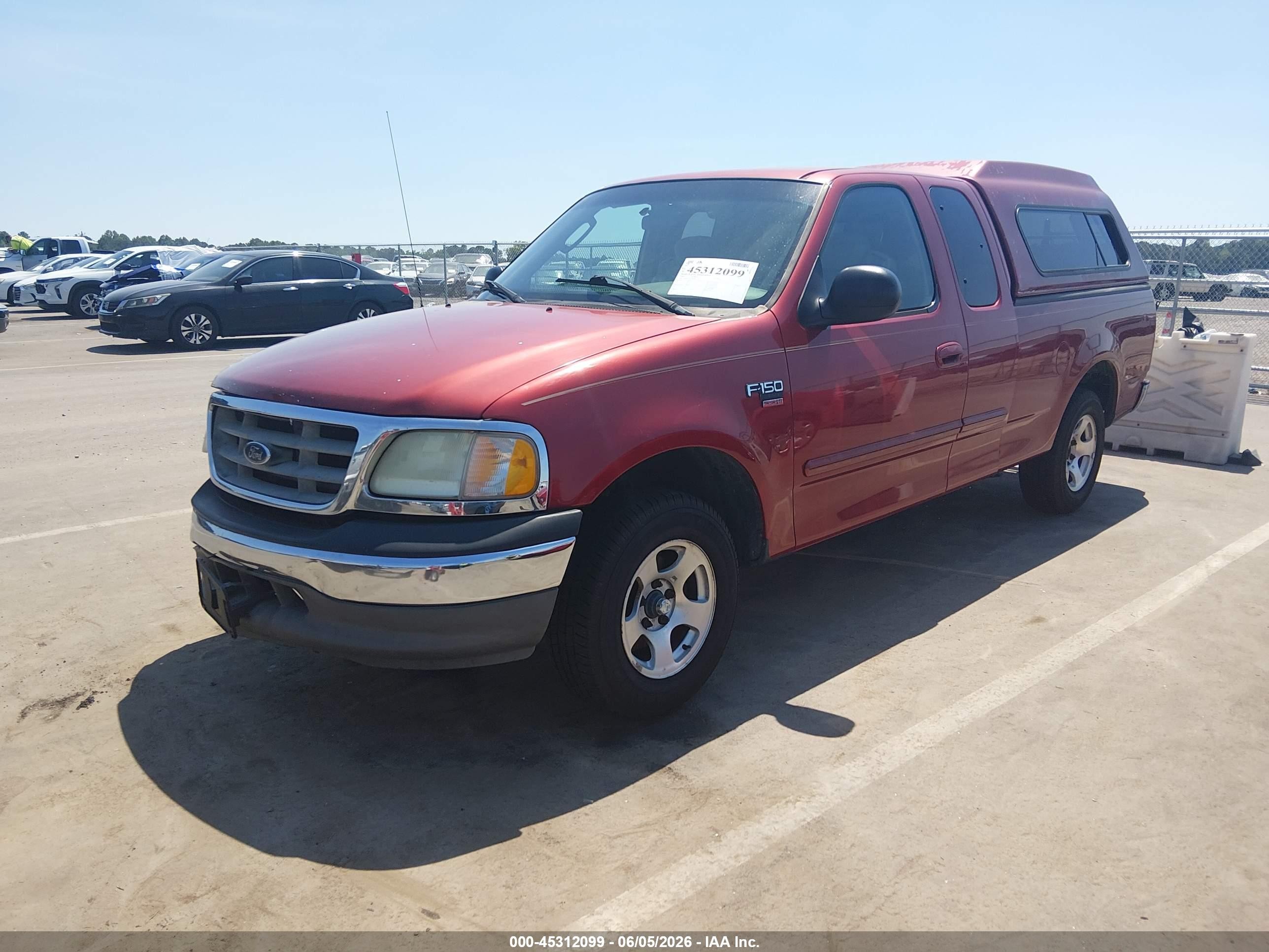 2003 Ford F-150 Lariat/xl/xlt Red vin: 1FTRX17W23NB85176