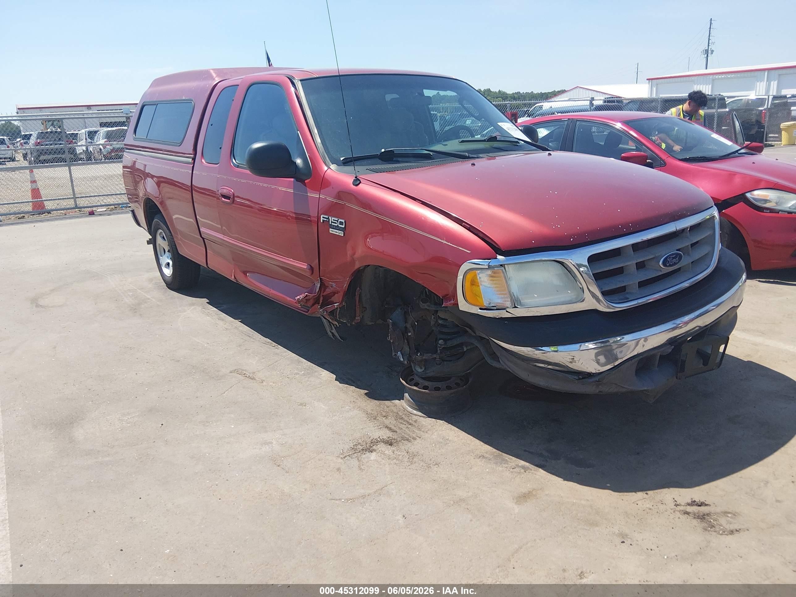 2003 Ford F-150 Lariat/xl/xlt Red vin: 1FTRX17W23NB85176