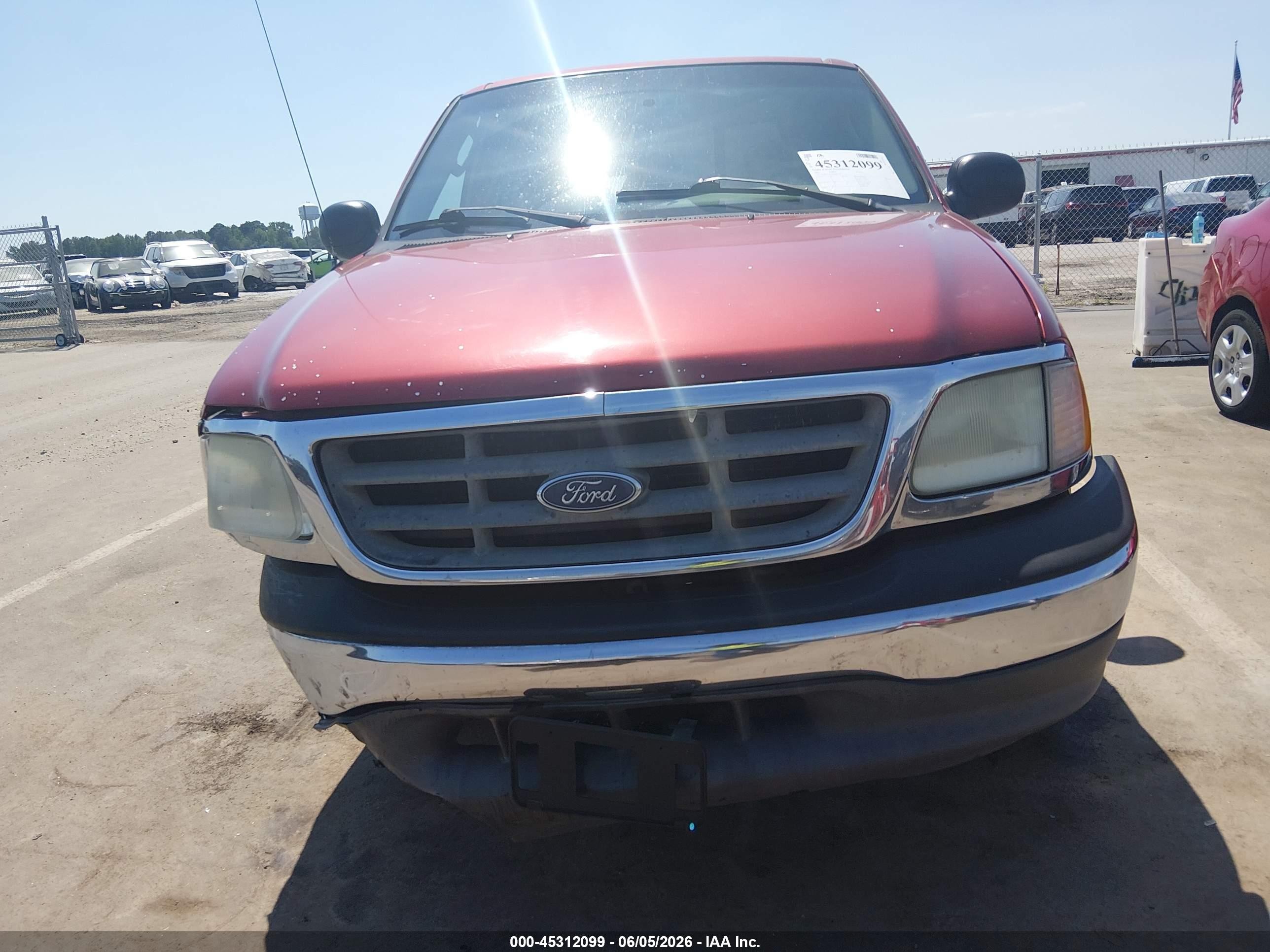 2003 Ford F-150 Lariat/xl/xlt Red vin: 1FTRX17W23NB85176