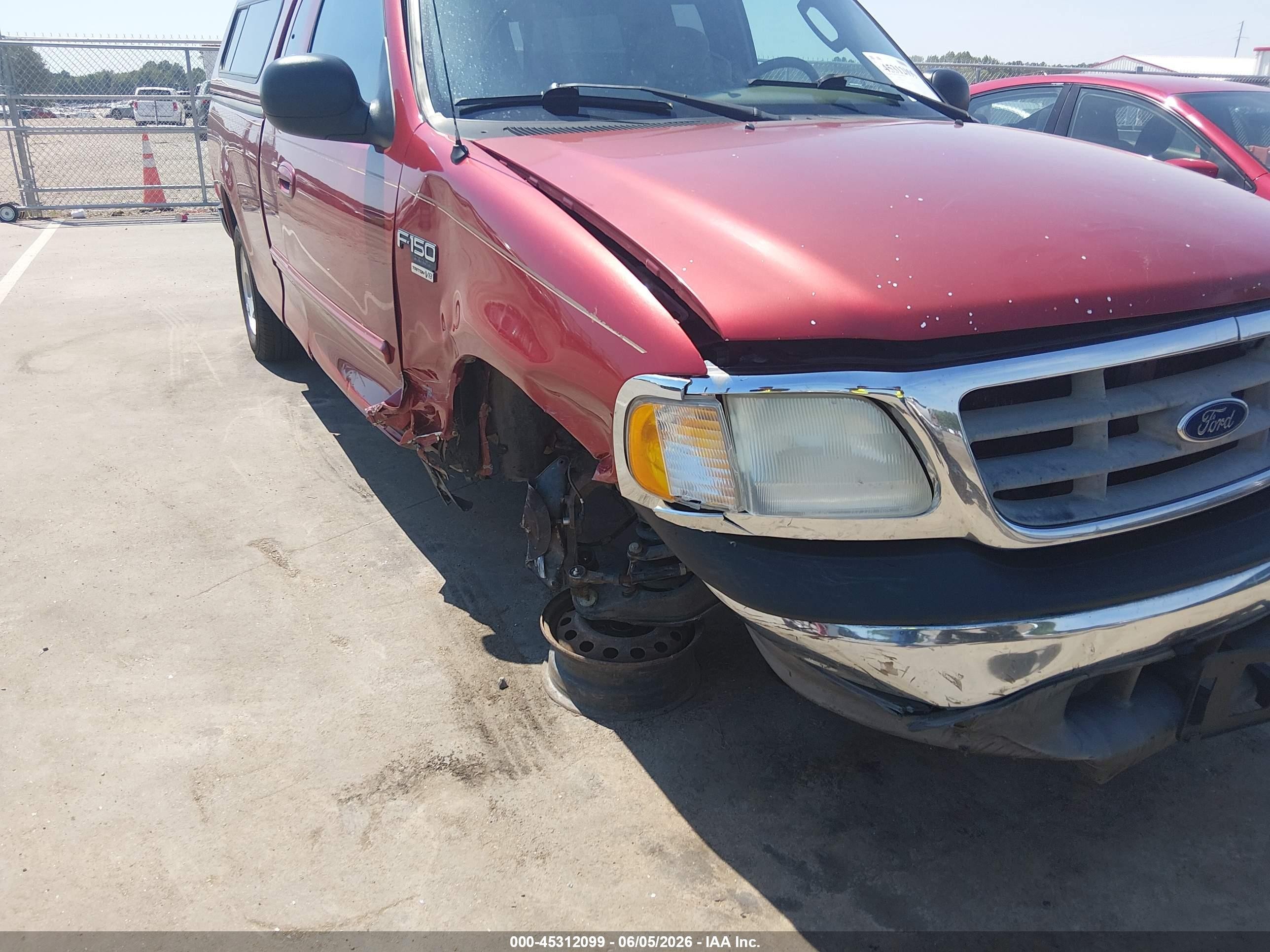 2003 Ford F-150 Lariat/xl/xlt Red vin: 1FTRX17W23NB85176