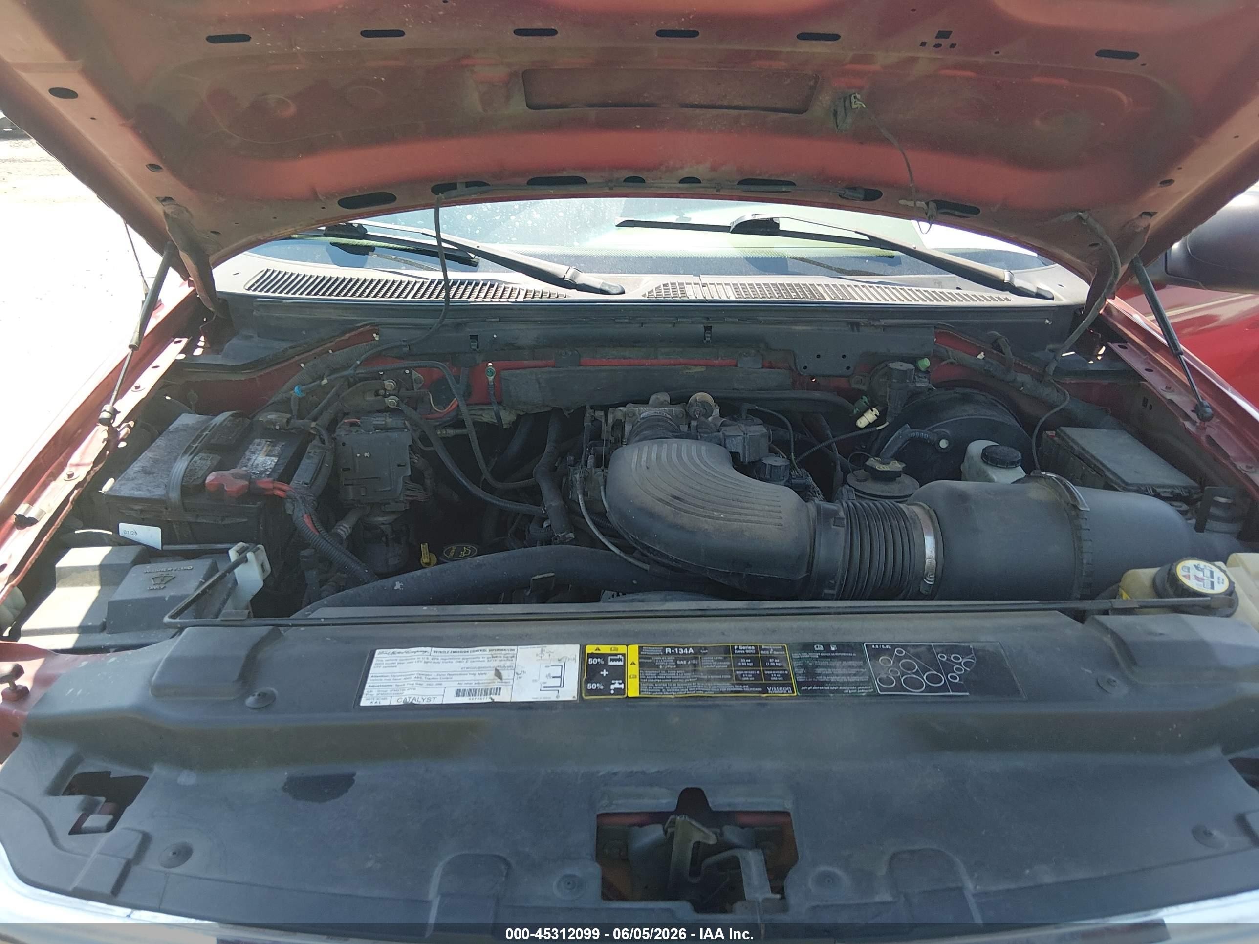 2003 Ford F-150 Lariat/xl/xlt Red vin: 1FTRX17W23NB85176