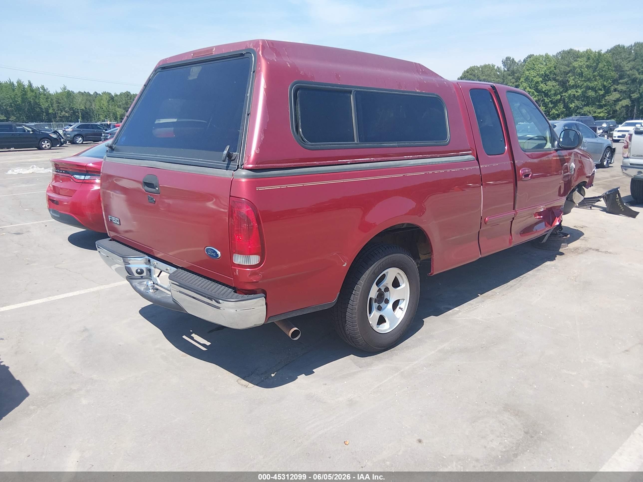 2003 Ford F-150 Lariat/xl/xlt Red vin: 1FTRX17W23NB85176