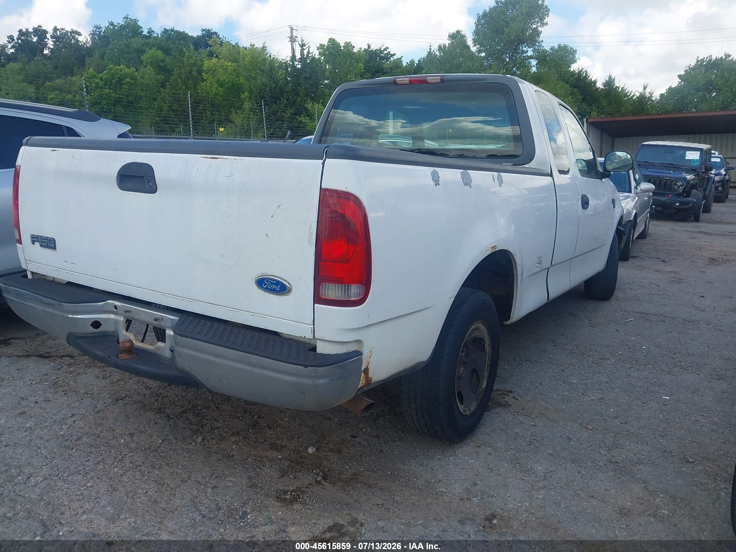 2000 Ford F-150 Lariat/work Series/xl/xlt White vin: 1FTRX17W2YKB40117