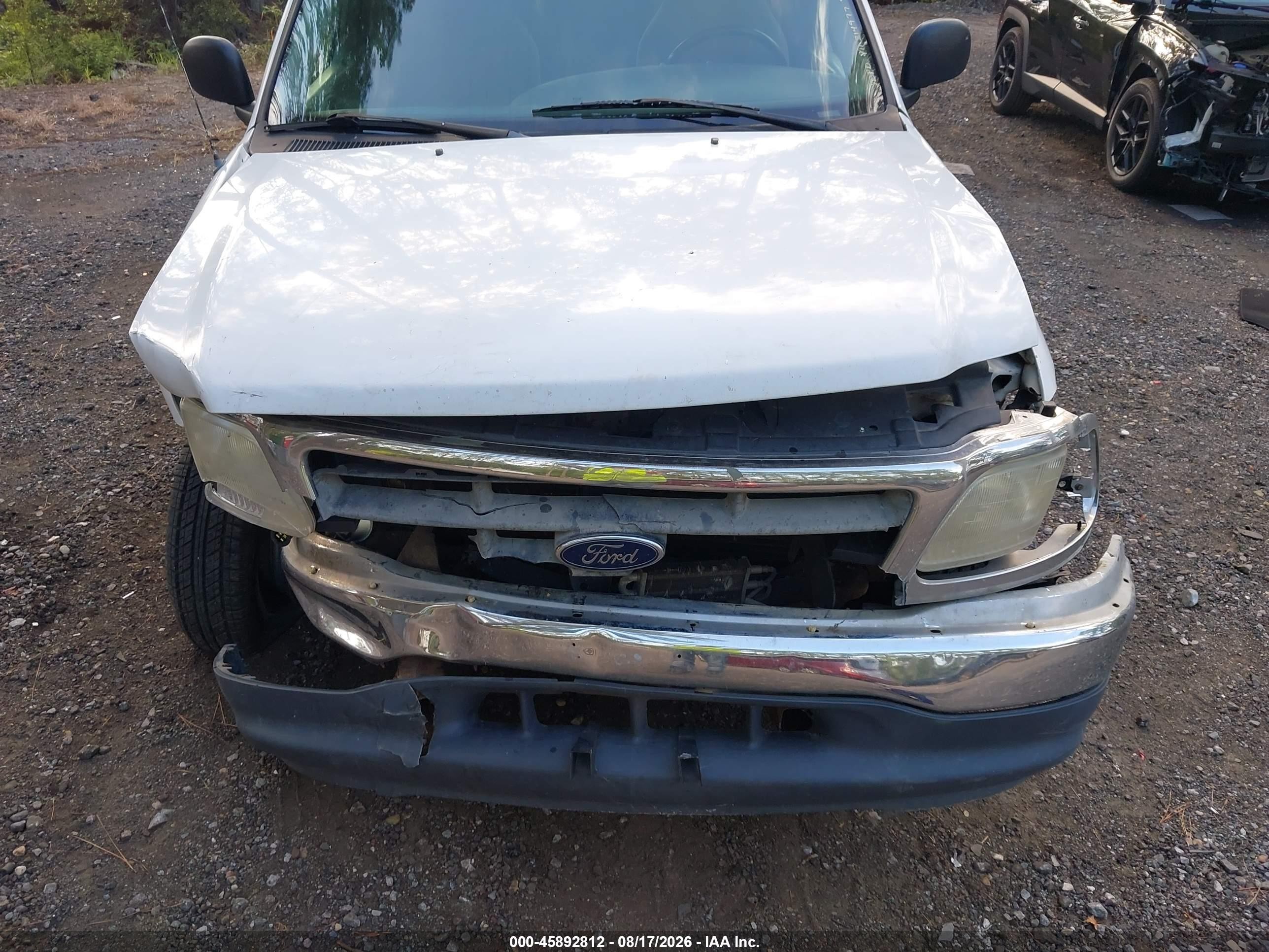 2000 Ford F-150 Lariat/work Series/xl/xlt White vin: 1FTRX17W2YNB09867