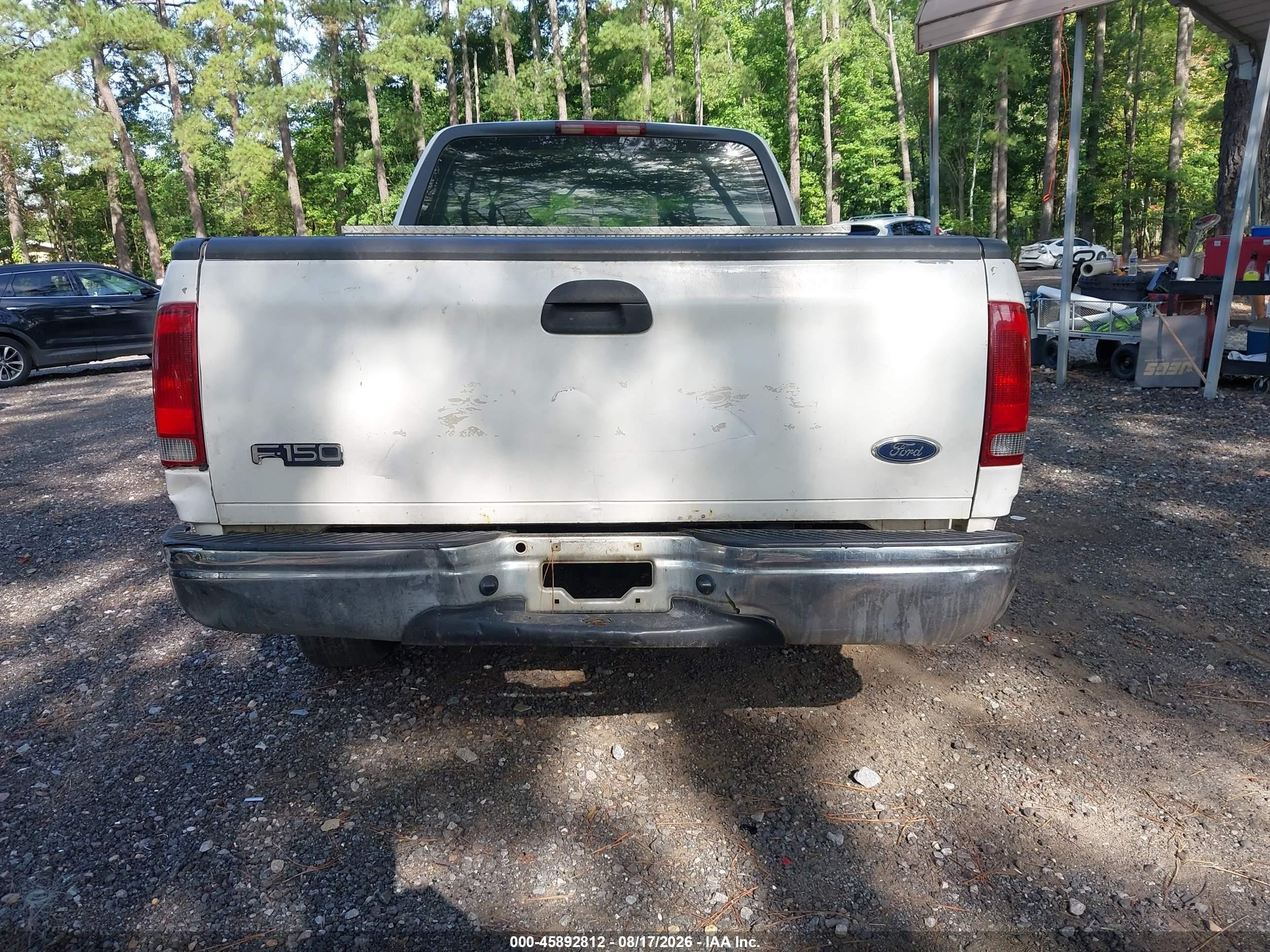 2000 Ford F-150 Lariat/work Series/xl/xlt White vin: 1FTRX17W2YNB09867