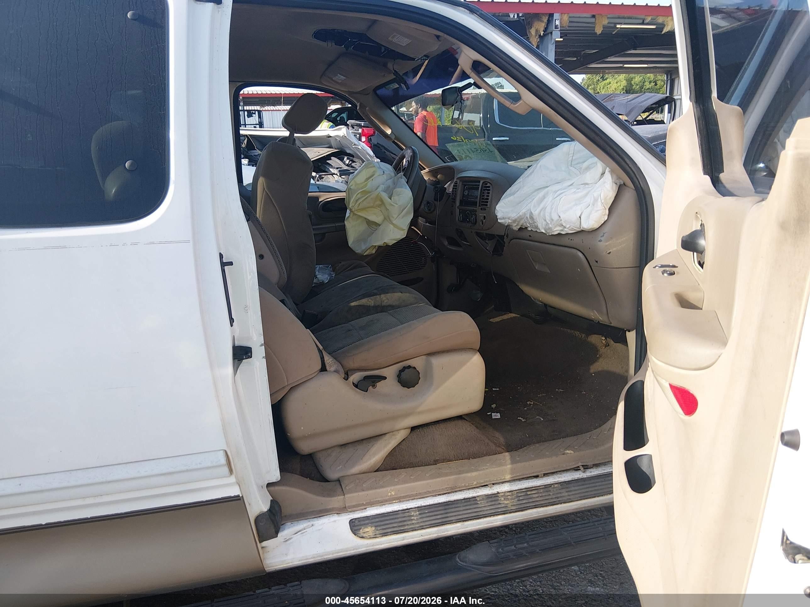 2003 Ford F-150 Lariat/xl/xlt White vin: 1FTRX17W33NA25226