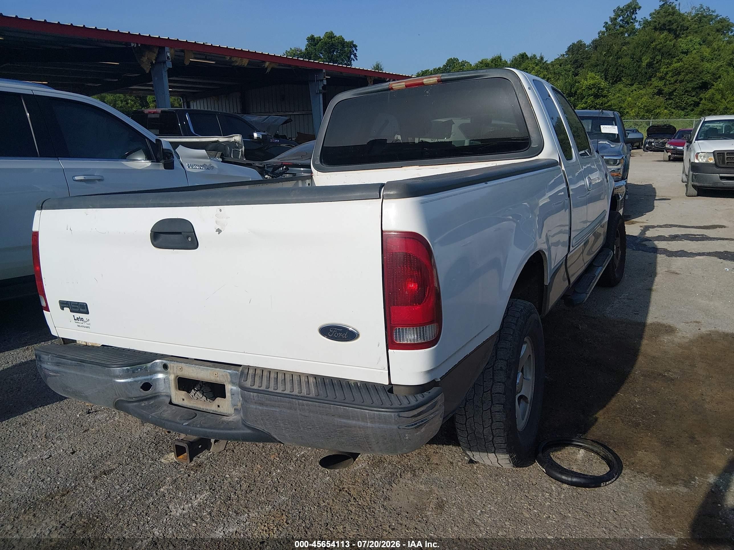 2003 Ford F-150 Lariat/xl/xlt White vin: 1FTRX17W33NA25226