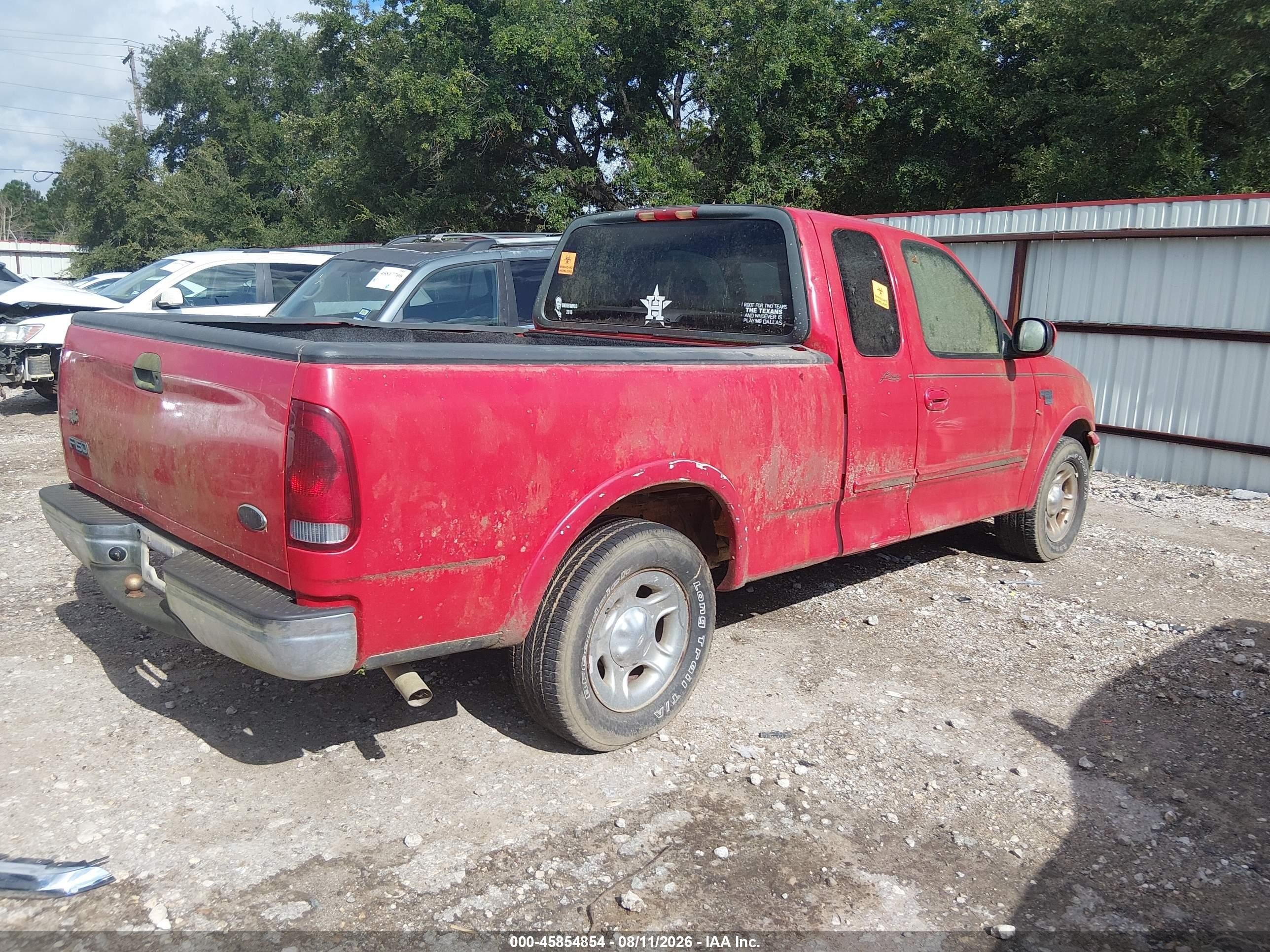 2003 Ford F-150 Lariat/xl/xlt Red vin: 1FTRX17W33NA61773