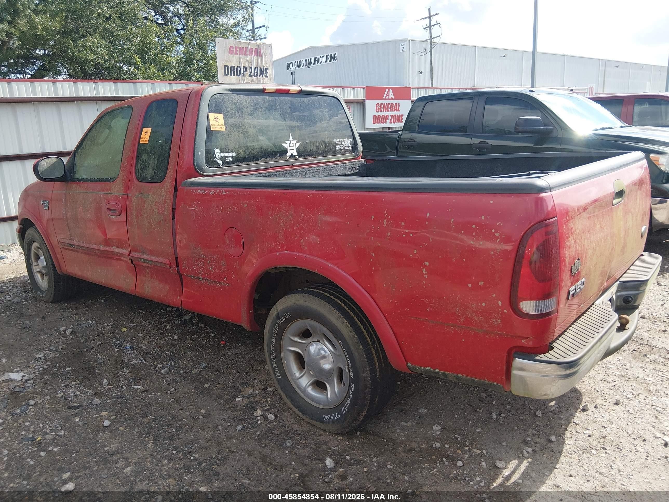 2003 Ford F-150 Lariat/xl/xlt Red vin: 1FTRX17W33NA61773