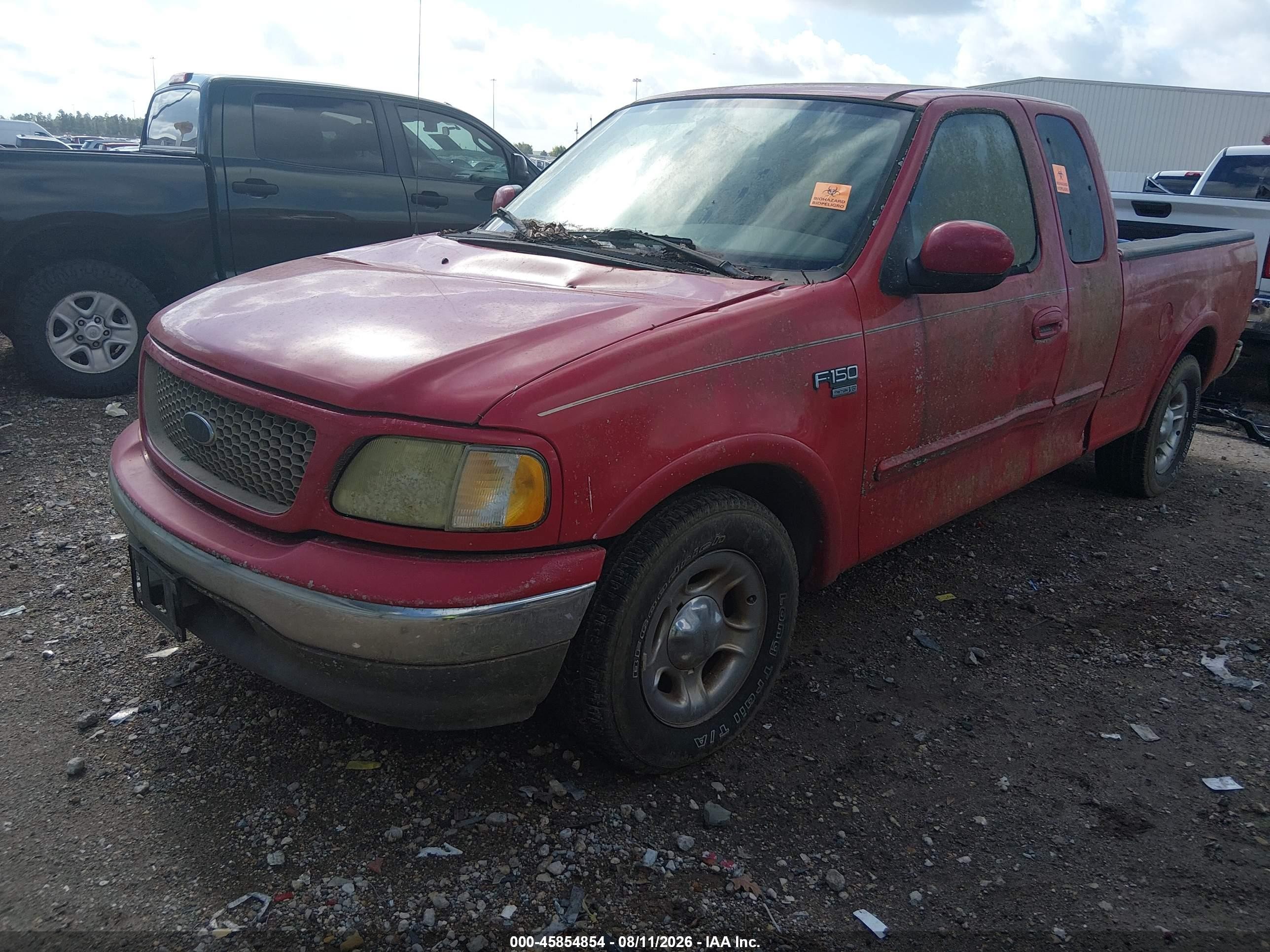 2003 Ford F-150 Lariat/xl/xlt Red vin: 1FTRX17W33NA61773