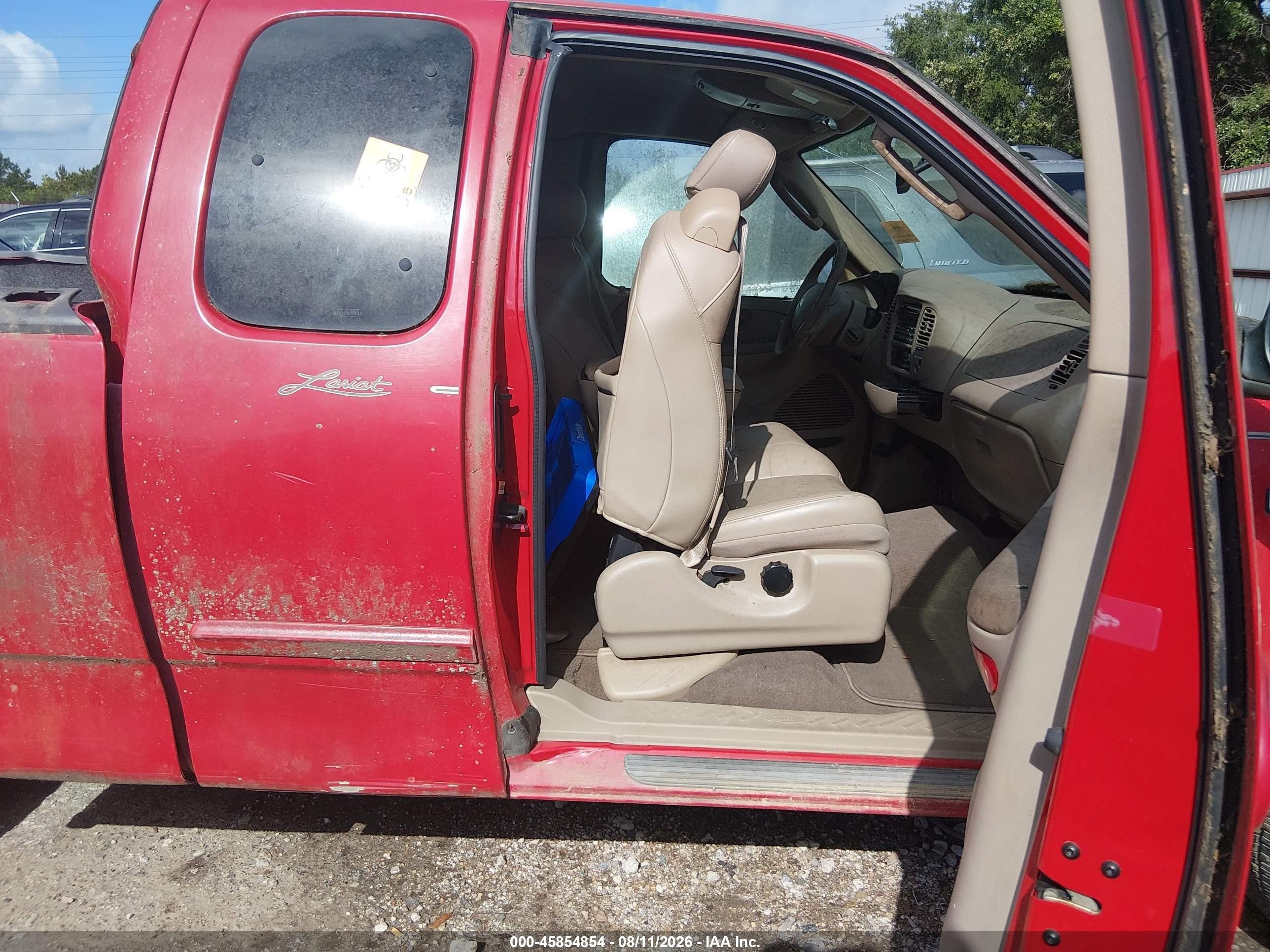 2003 Ford F-150 Lariat/xl/xlt Red vin: 1FTRX17W33NA61773