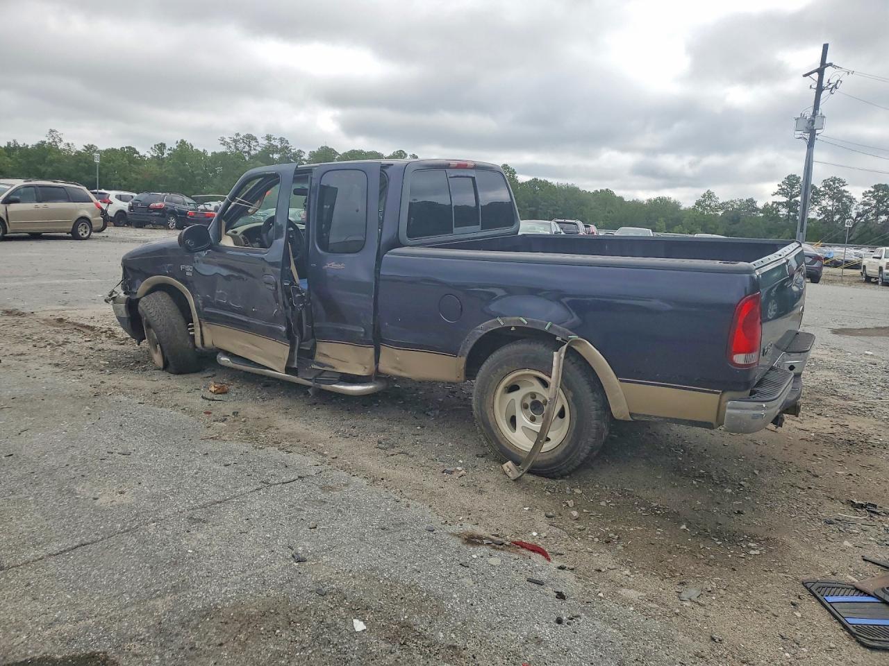 2000 Ford F150 Blue vin: 1FTRX17W3YNA01564