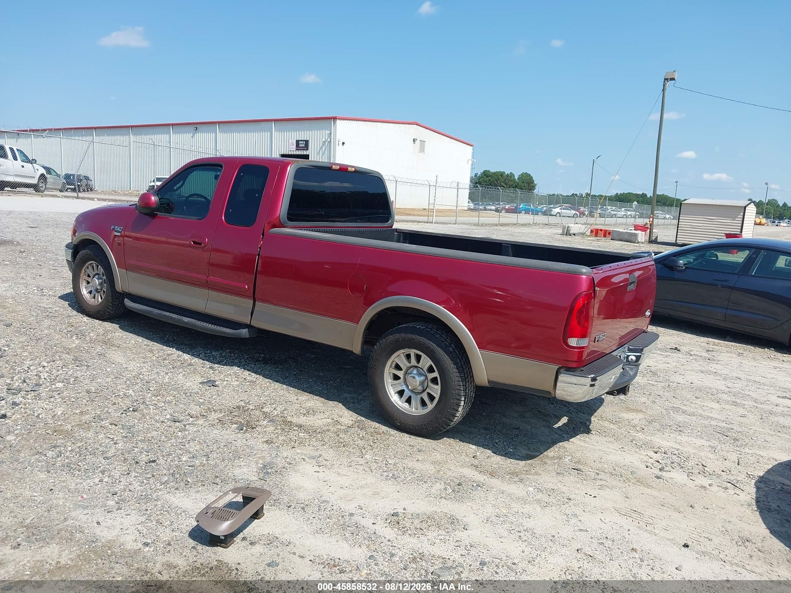 2000 Ford F-150 Lariat/work Series/xl/xlt Red vin: 1FTRX17W3YNB74470