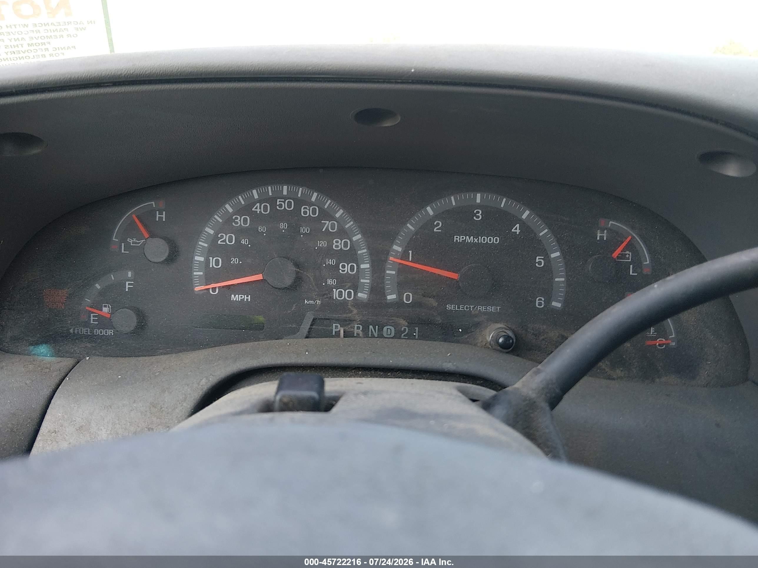 2001 Ford F-150 Lariat/xl/xlt Blue vin: 1FTRX17W41NB13926