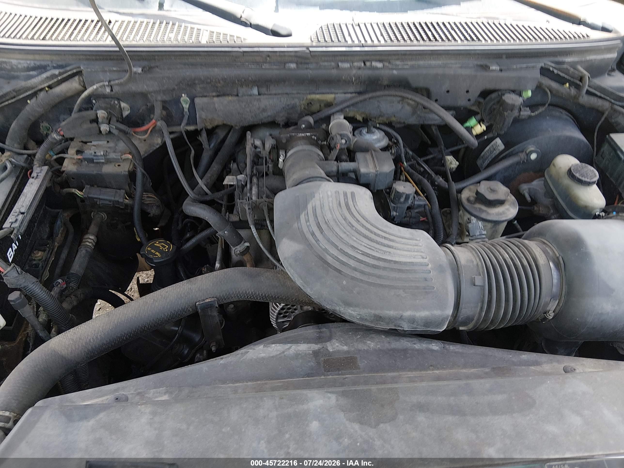 2001 Ford F-150 Lariat/xl/xlt Blue vin: 1FTRX17W41NB13926