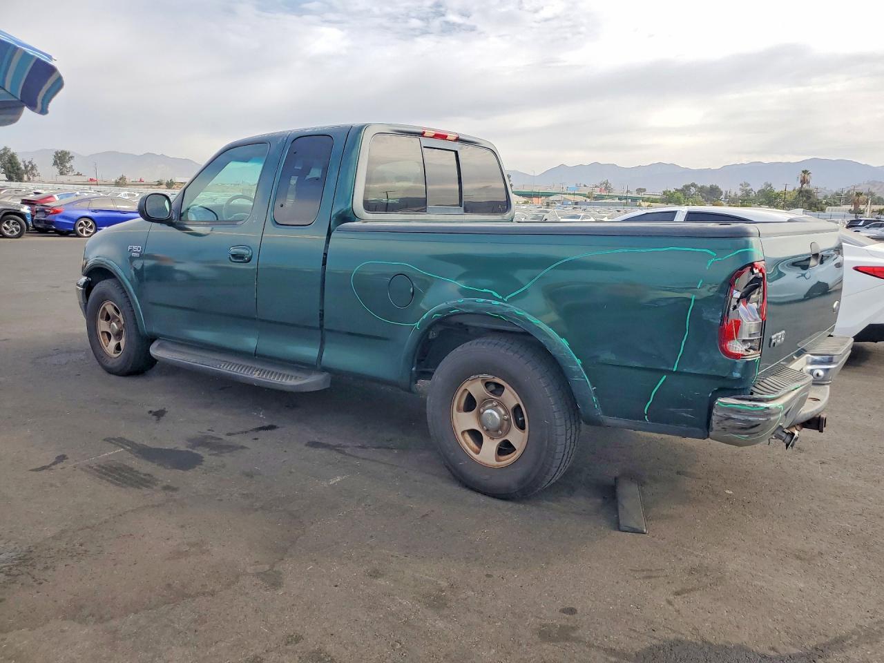 1999 Ford F150 Green vin: 1FTRX17W4XKB50338