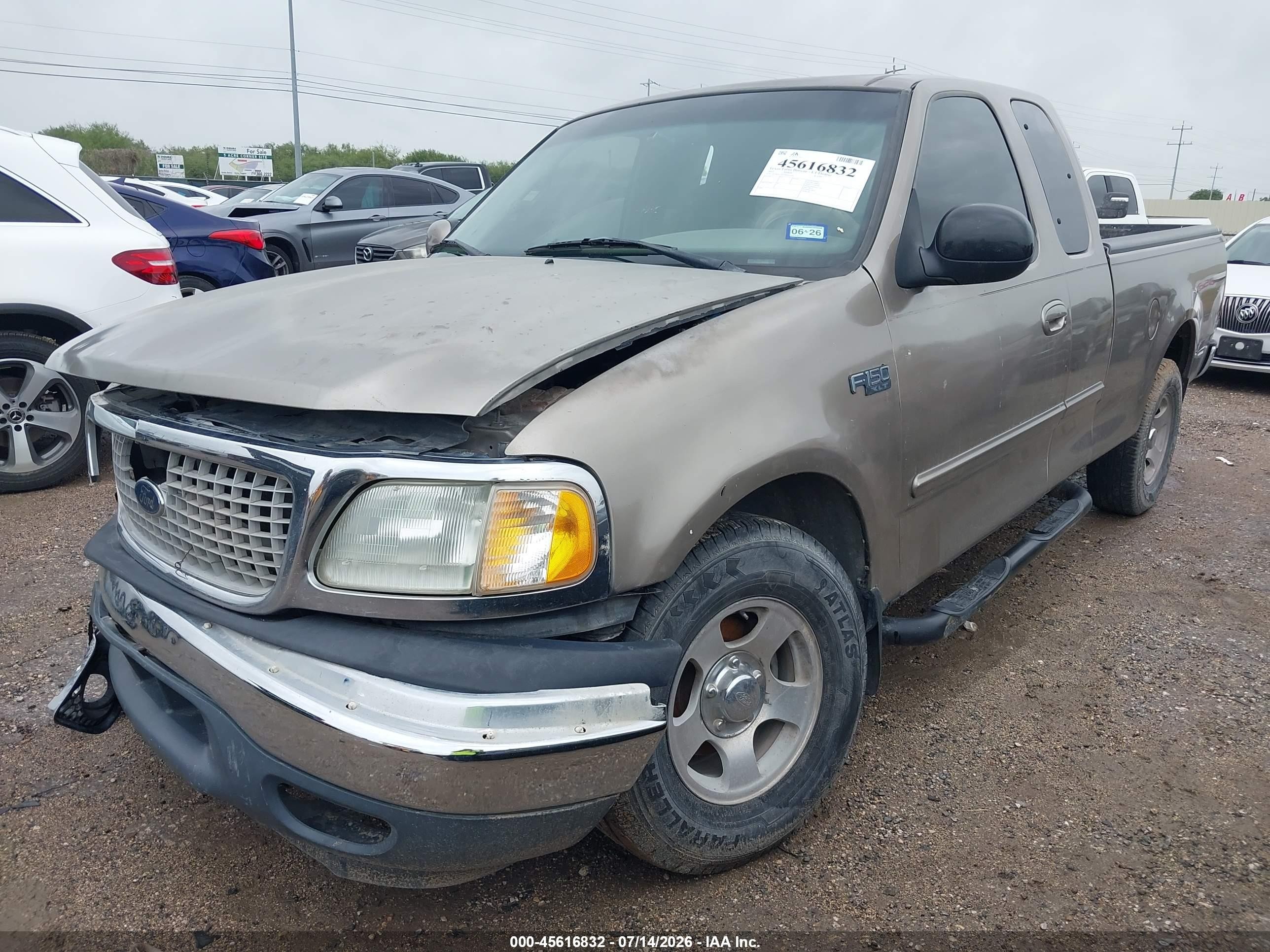 2002 Ford F-150 Lariat/xl/xlt Gold vin: 1FTRX17W52NA11293
