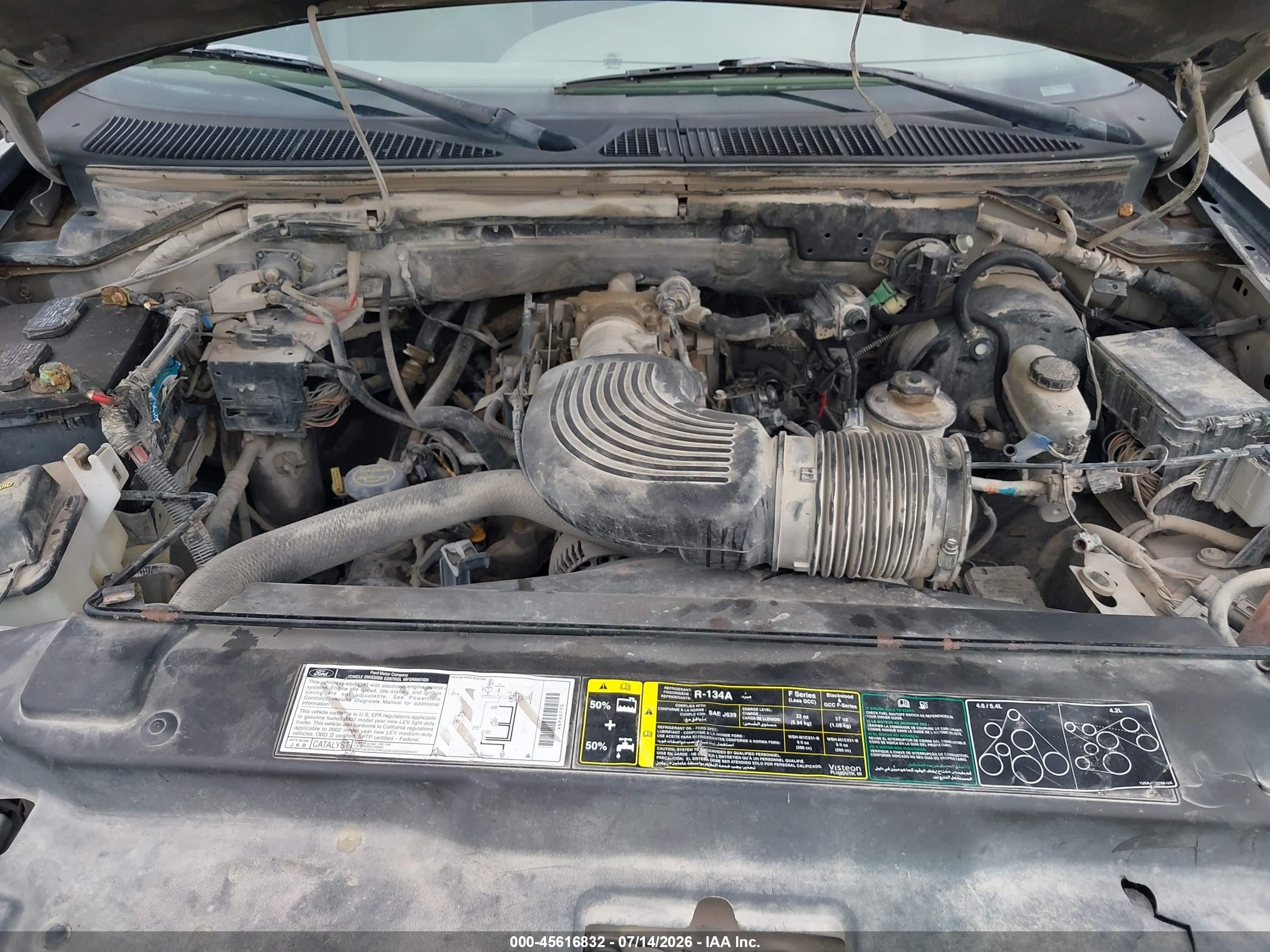 2002 Ford F-150 Lariat/xl/xlt Gold vin: 1FTRX17W52NA11293